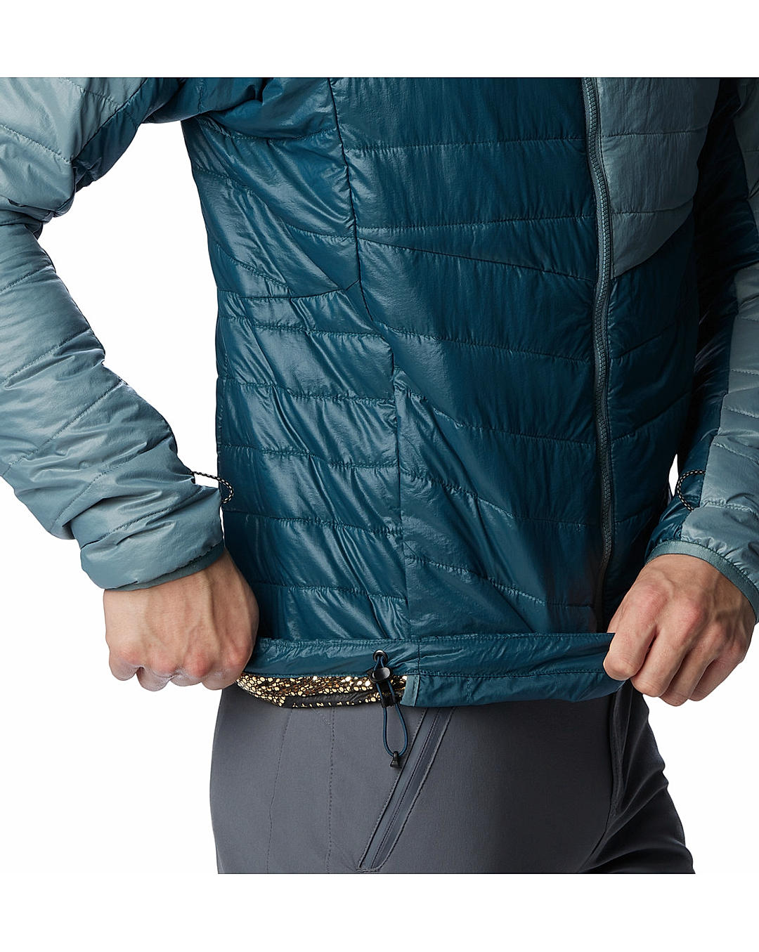 Columbia Mens Blue Omni-Heat Infinity Platinum Peak Jacket