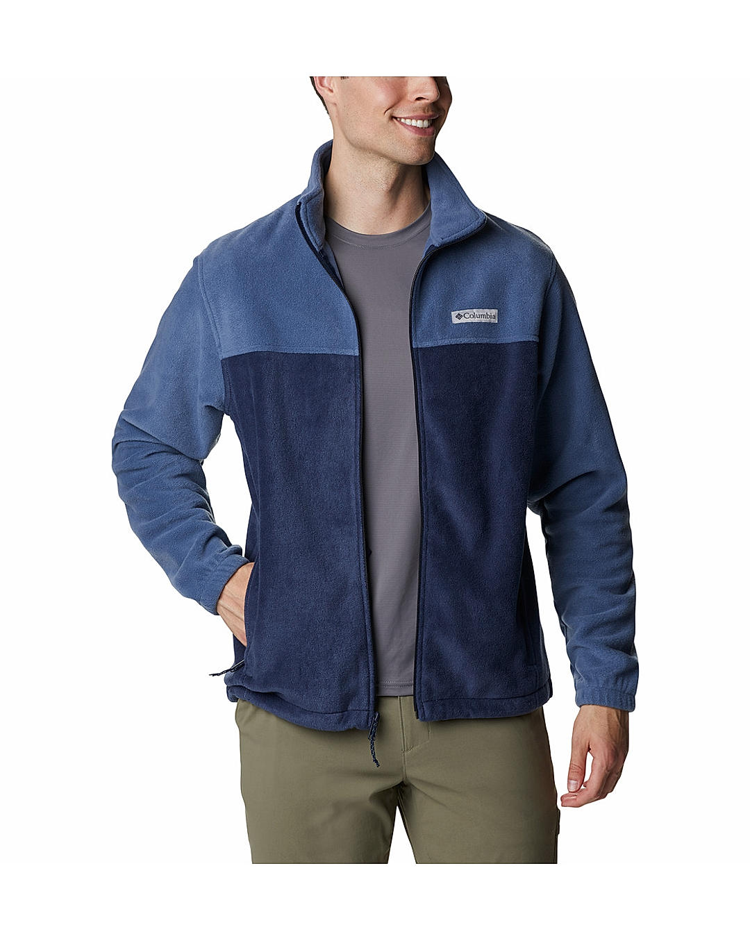 Columbia Mens Blue Steens Mountain Full Zip 2.0 Fleece Jacket