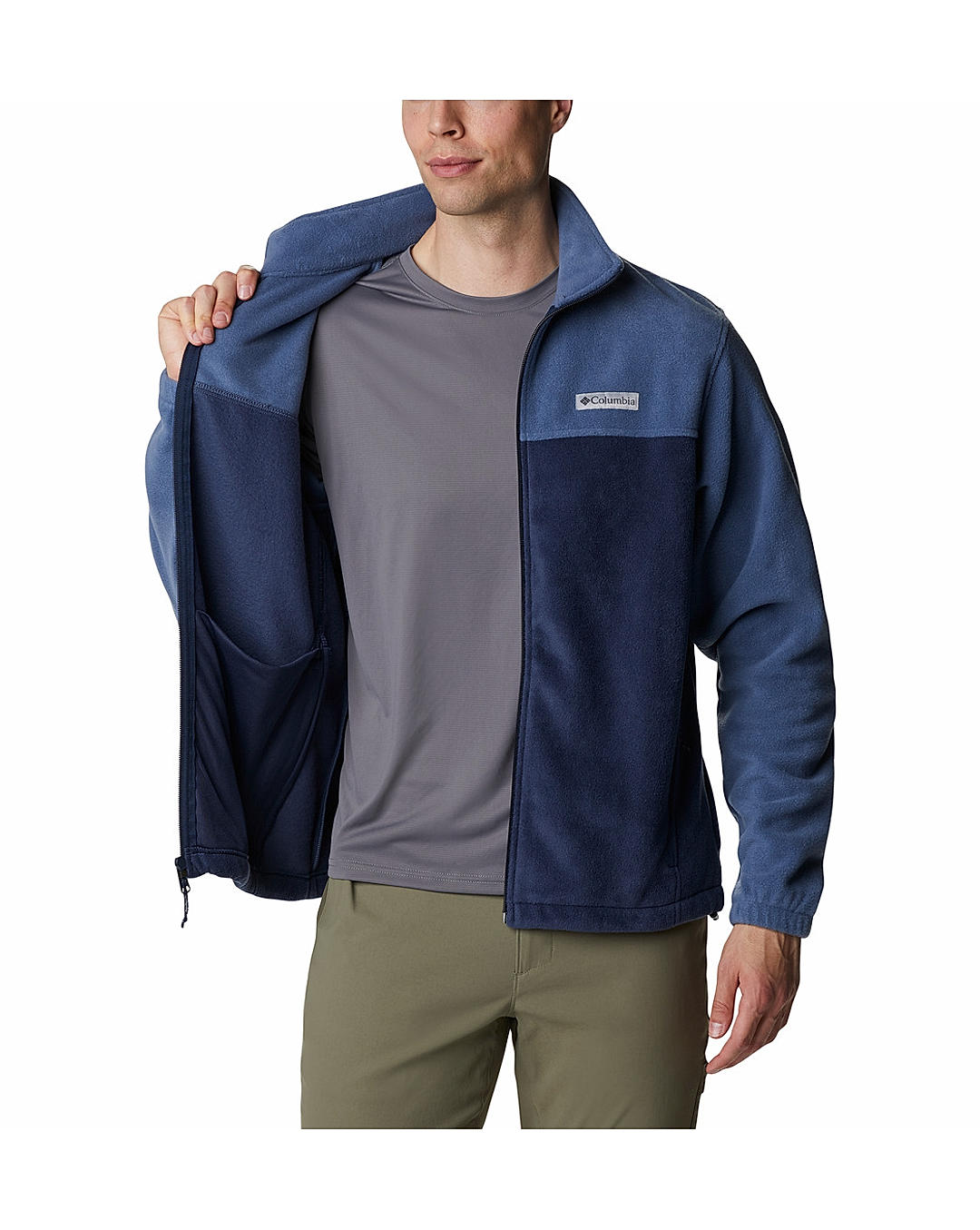 Columbia Mens Blue Steens Mountain Full Zip 2.0 Fleece Jacket