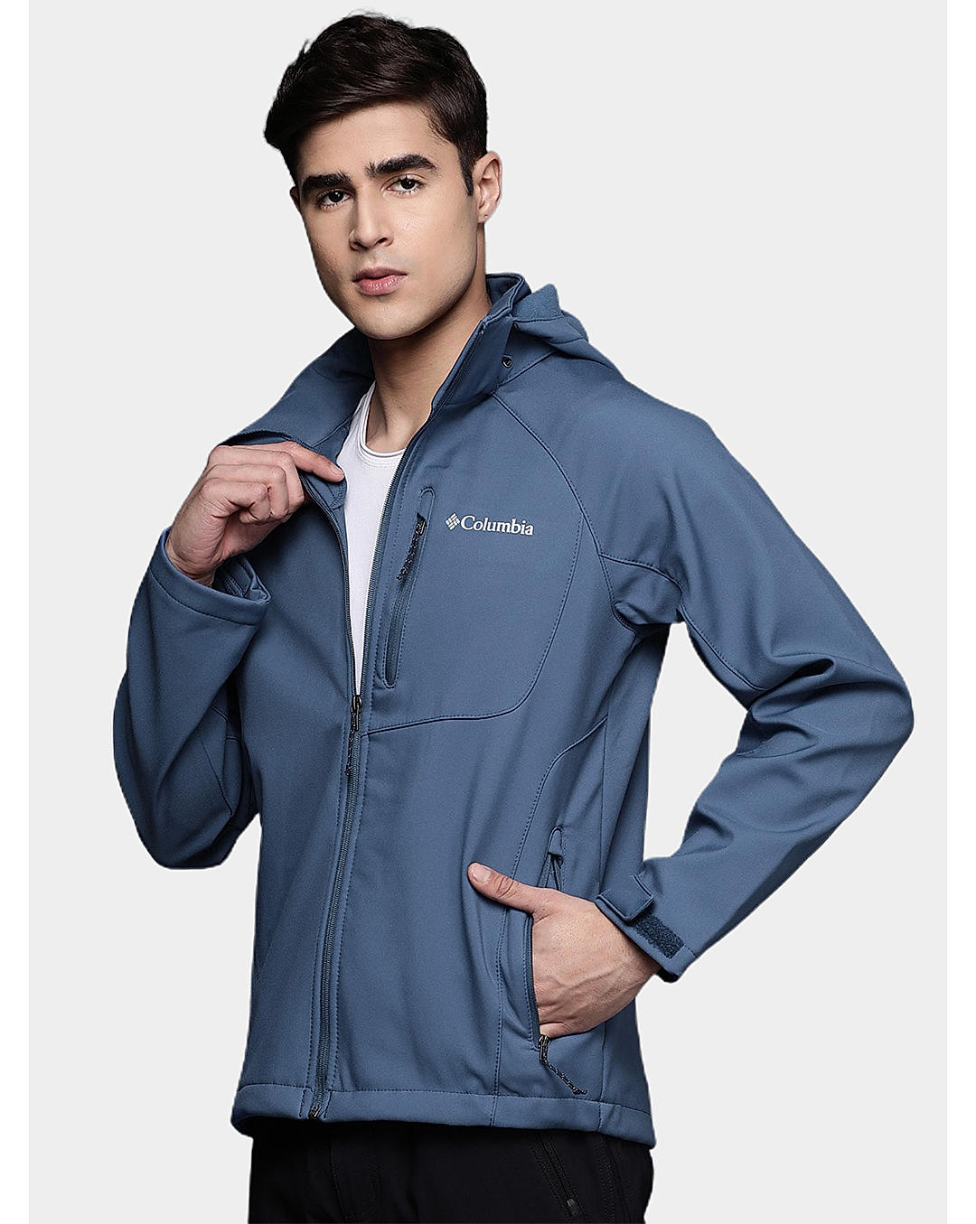 Buy Columbia Blue Cascade Ridge II Softshell Jackets For Men Online at Adventuras 489093
