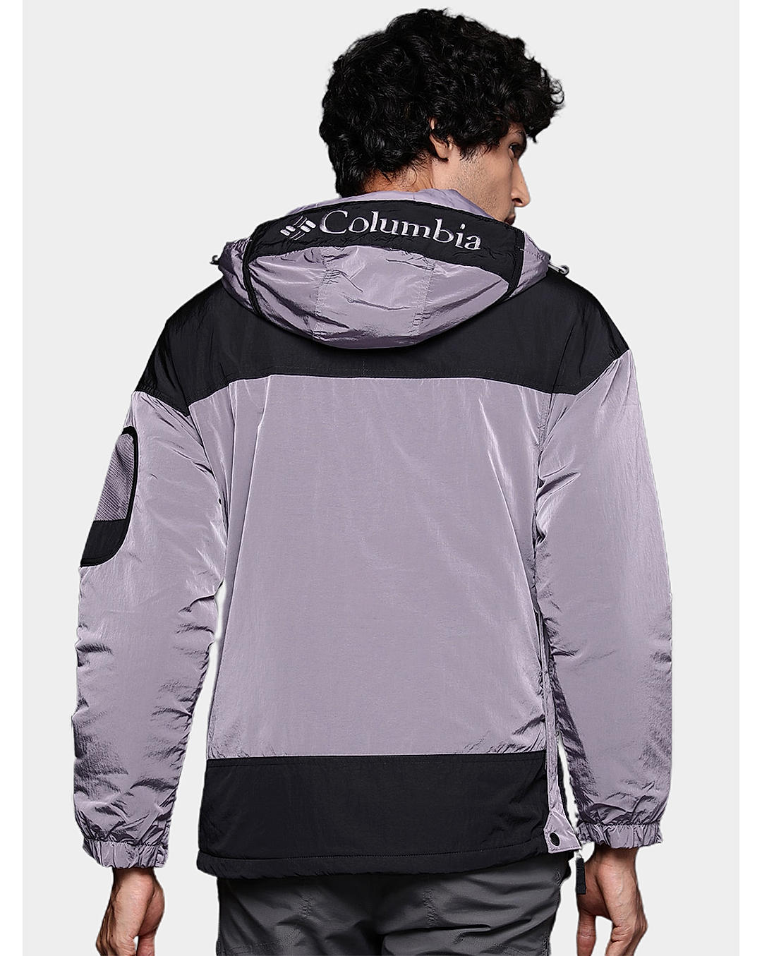 Columbia Mens Purple  Challenger Remastered Pullover Jacket