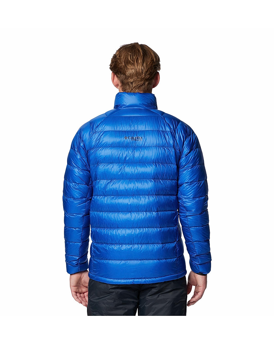 Columbia Mens Blue Omni-Heat Arctic Crest Down Jacket