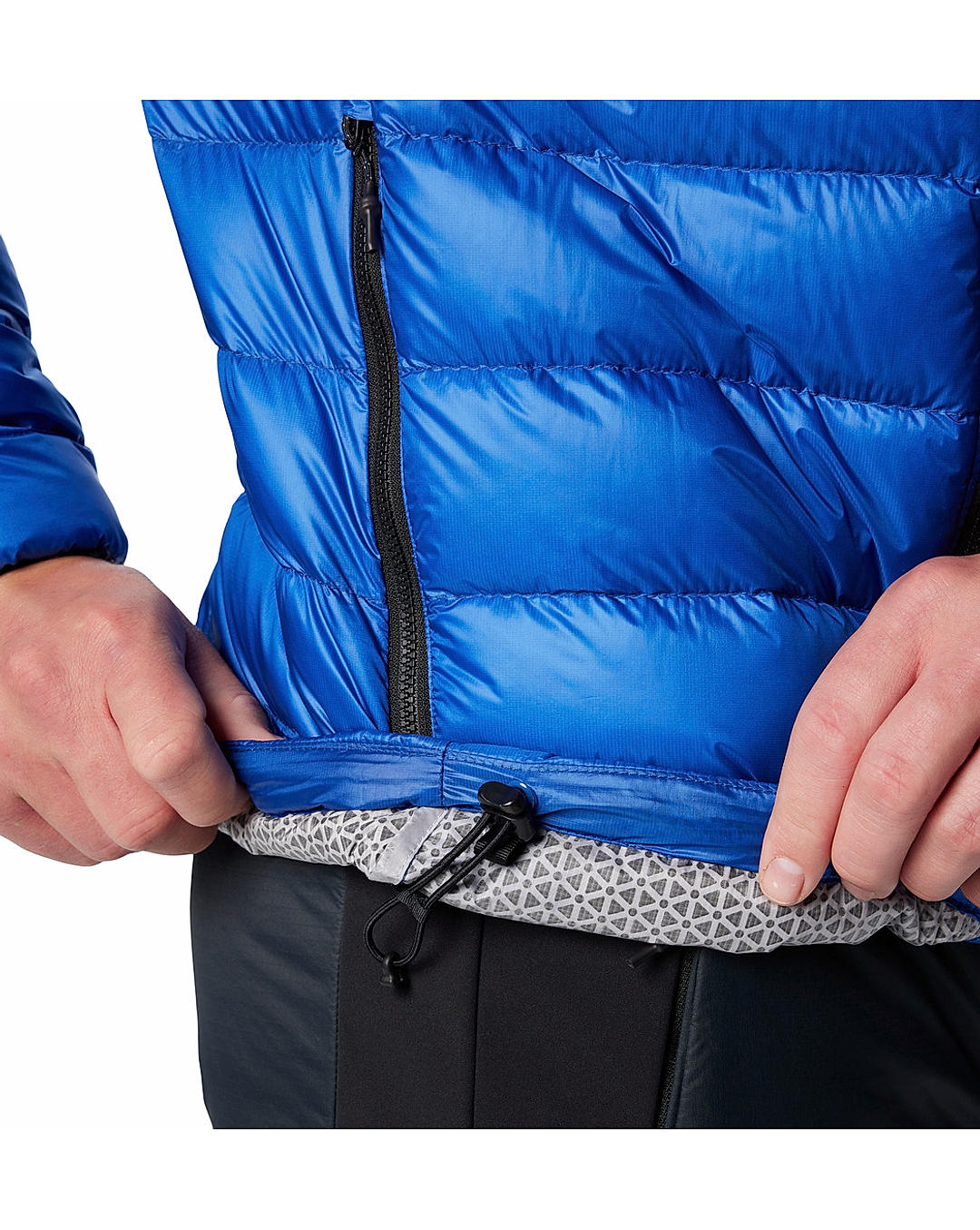 Columbia Mens Blue Omni-Heat Arctic Crest Down Jacket