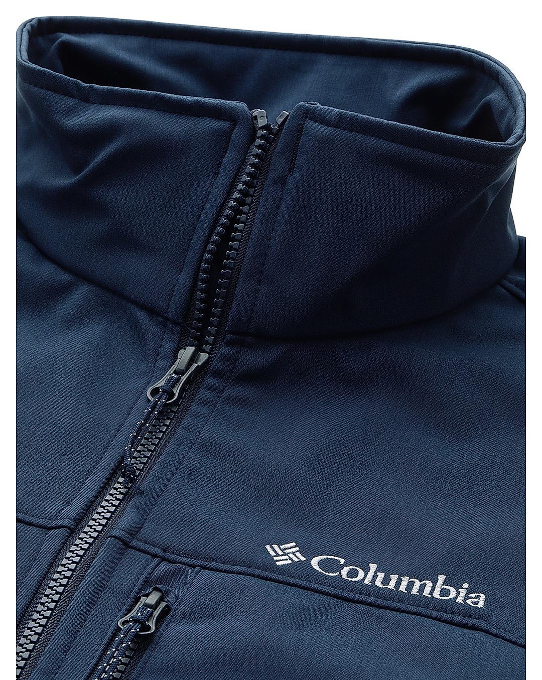 Columbia Mens Navy  Cruiser Valley Softshell  Water and Wind Resistant Jacket