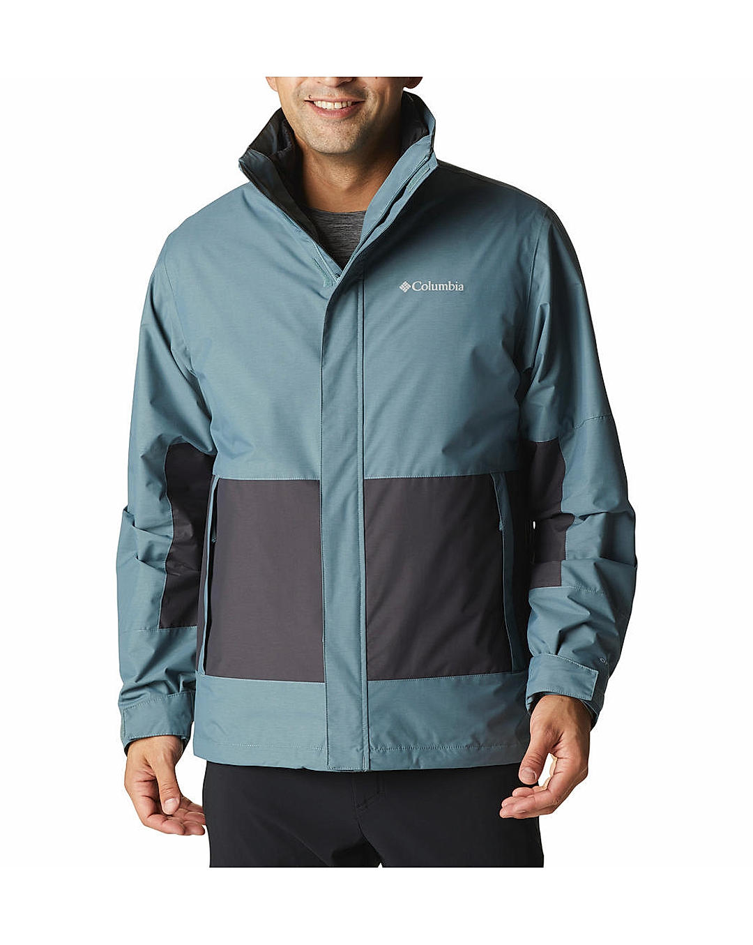 Columbia Mens Green Omni-Heat Reflective Agate Alley Interchange Jacket