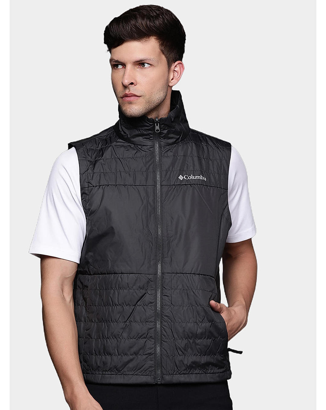 Columbia Mens Green Omni-Heat Reflective Agate Alley Interchange Jacket