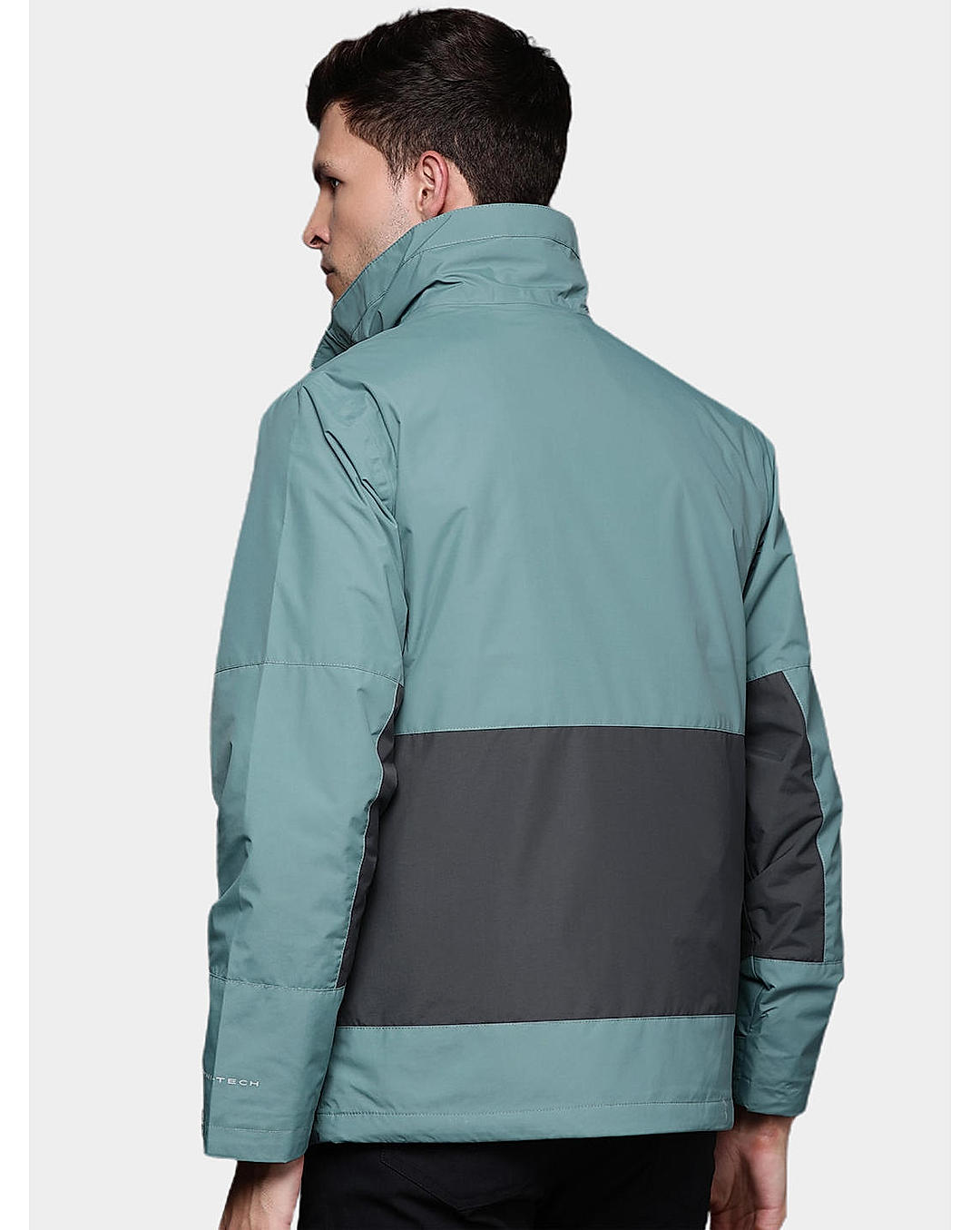 Columbia Mens Green Omni-Heat Reflective Agate Alley Interchange Jacket