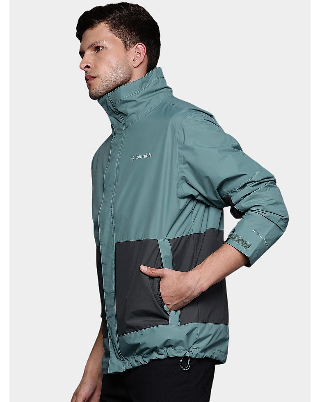 Columbia Mens Green Omni-Heat Reflective Agate Alley Interchange Jacket