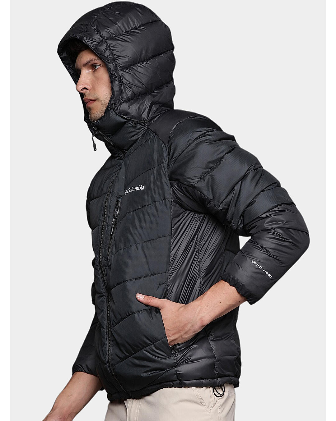 Columbia Mens Black Omni-Heat Infinity Labyrinth Loop Jacket