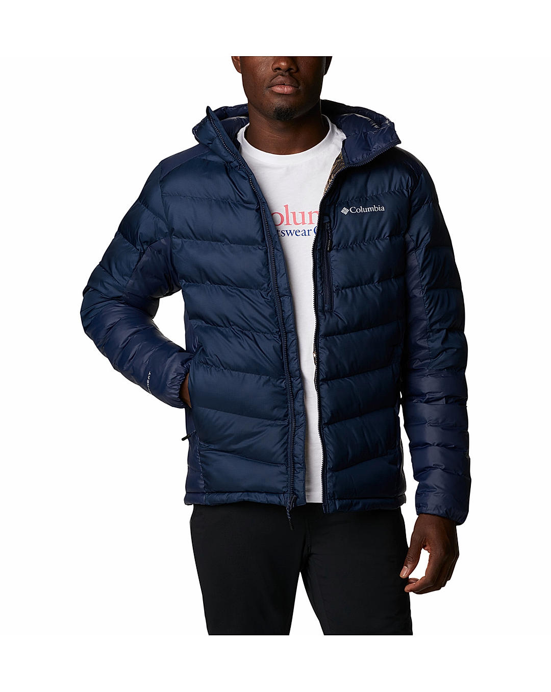 Buy Columbia Blue Labyrinth Loop Hooded Jacket For Men Online at Adventuras 489107