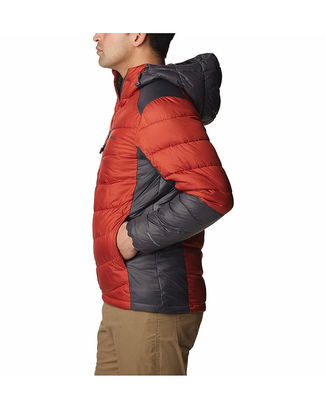 Columbia Mens Orange Omni-Heat Infinity Labyrinth Loop Jacket