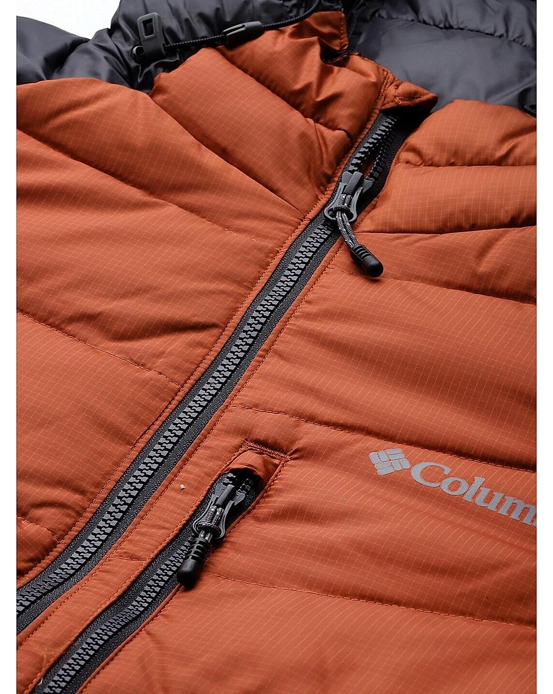Columbia Mens Orange Omni-Heat Infinity Labyrinth Loop Jacket