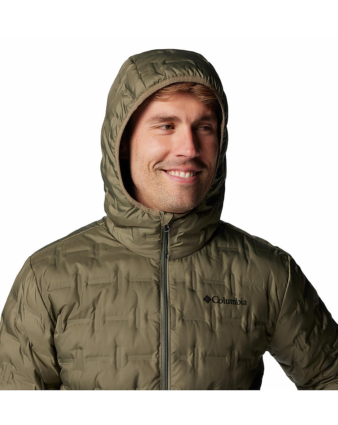 Columbia Mens Olive Omni-Heat Reflective Delta Ridge II Down Jacket