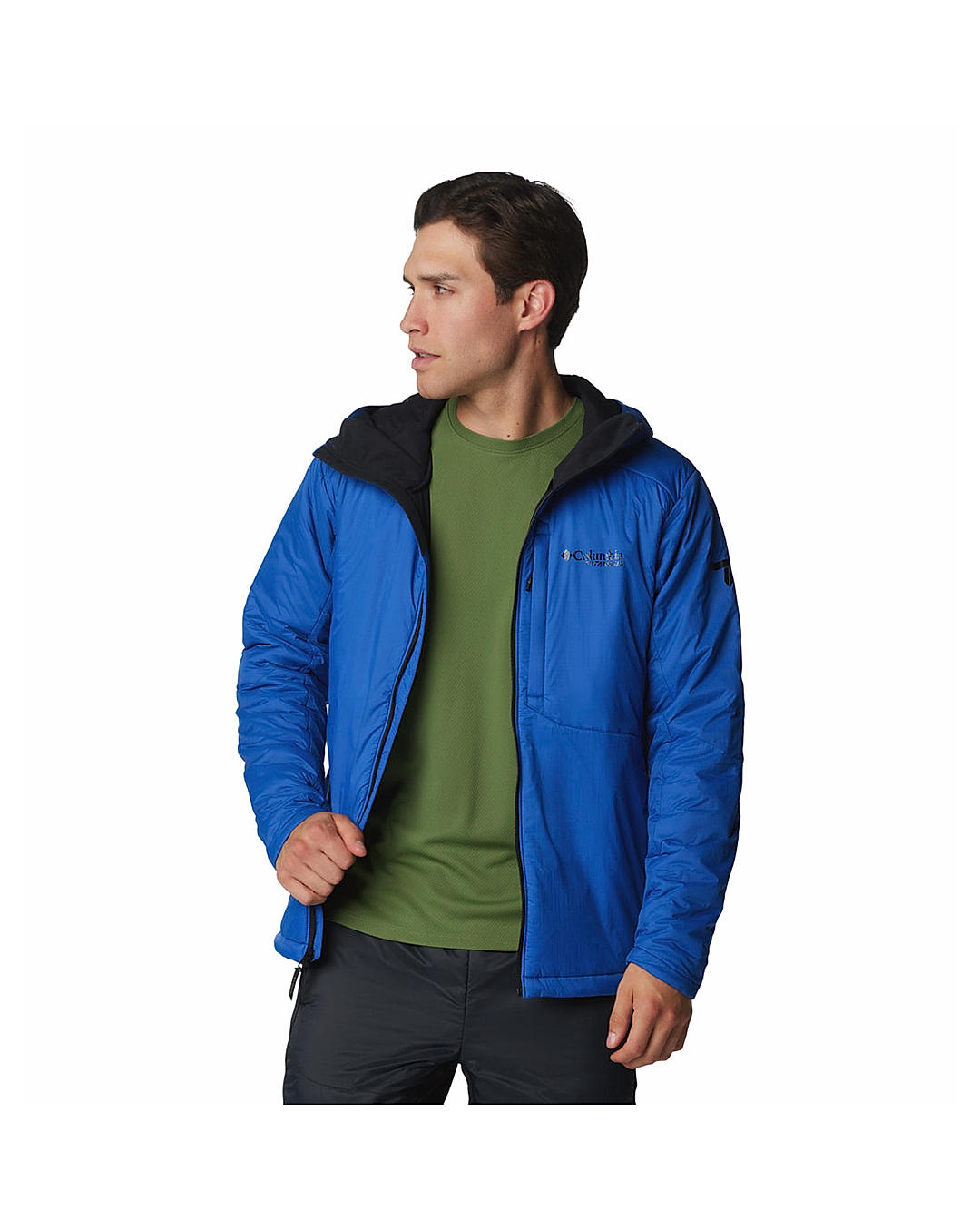 Columbia Mens Blue Omni-Shield Silver Leaf Stretch Insulated II Jacket