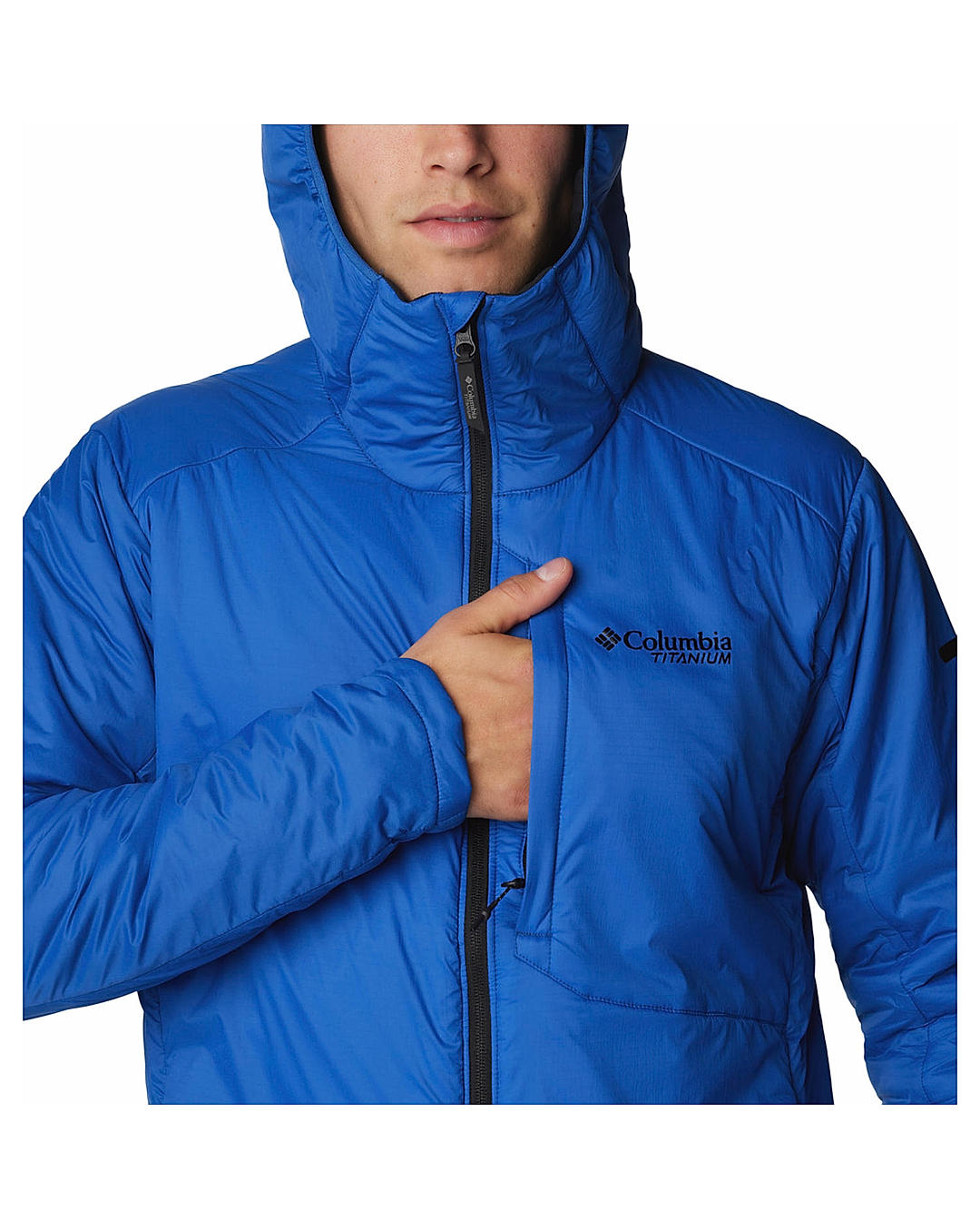 Columbia Mens Blue Omni-Shield Silver Leaf Stretch Insulated II Jacket