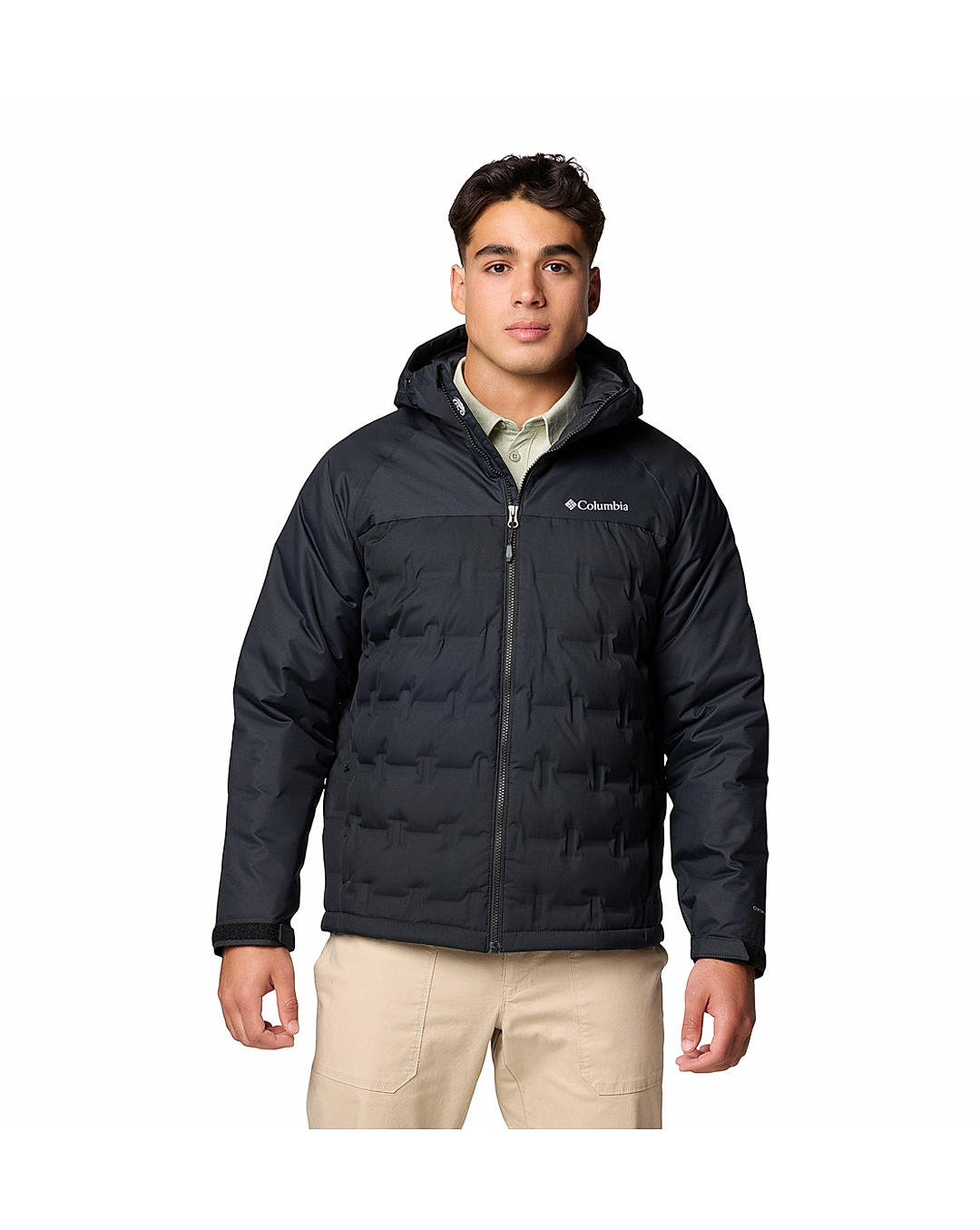 Columbia Mens Black Omni-Heat Infinity Grand Trek III Down Jacket
