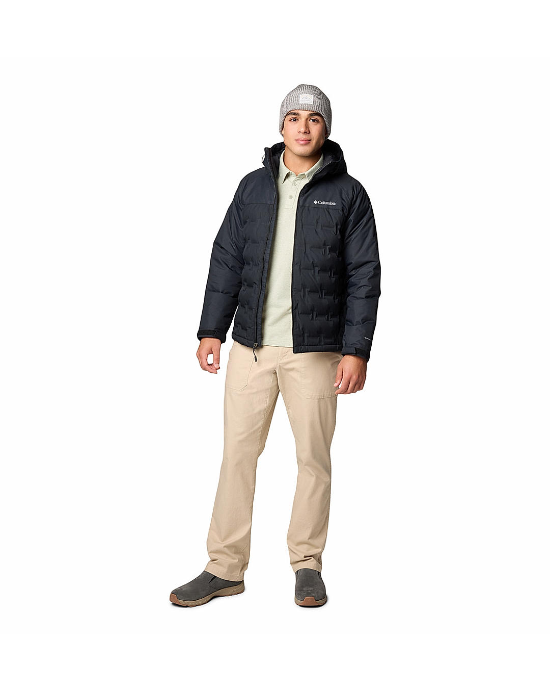 Columbia Mens Black Omni-Heat Infinity Grand Trek III Down Jacket