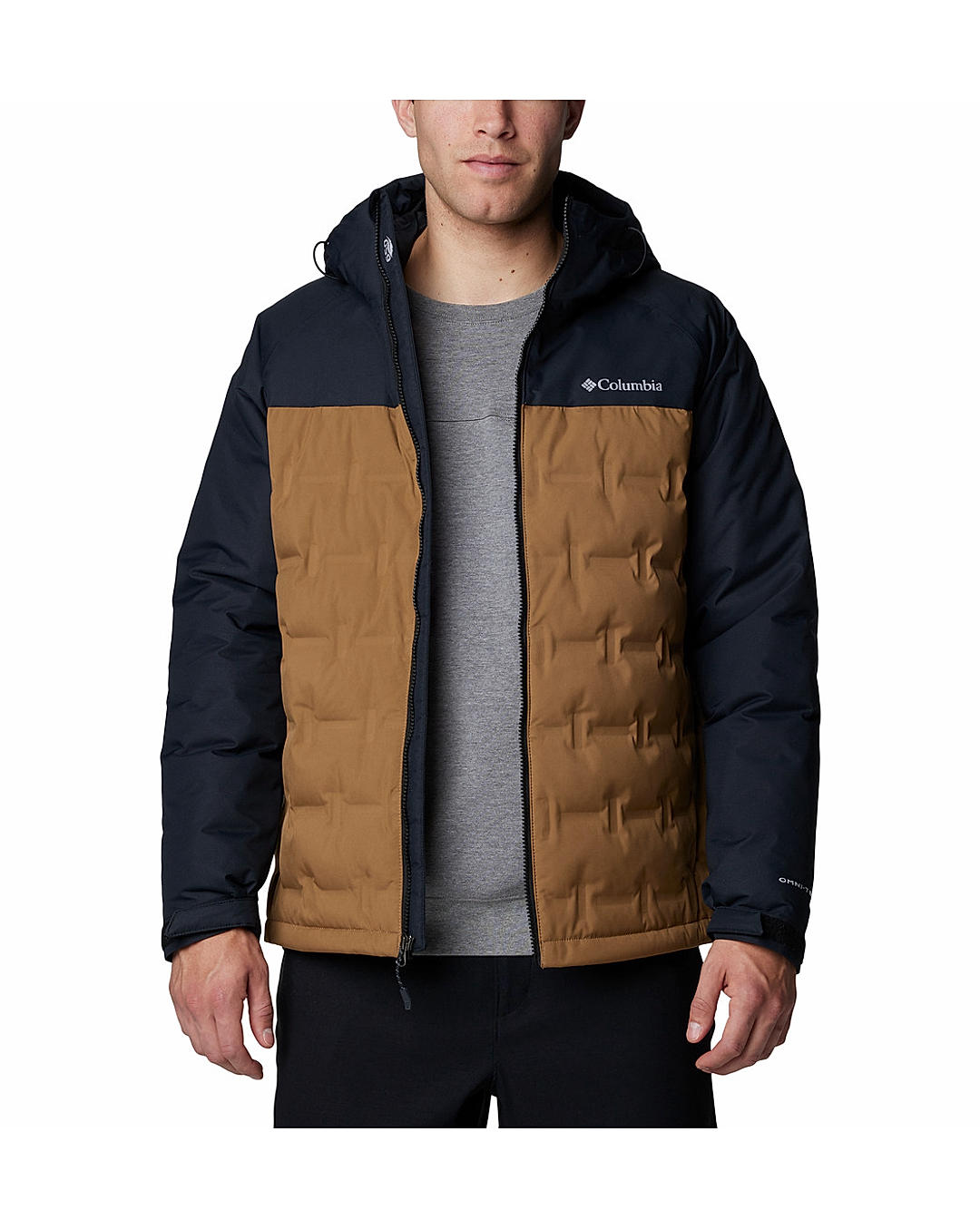 Columbia Mens Mustard Omni-Heat Infinity Grand Trek III Down Jacket