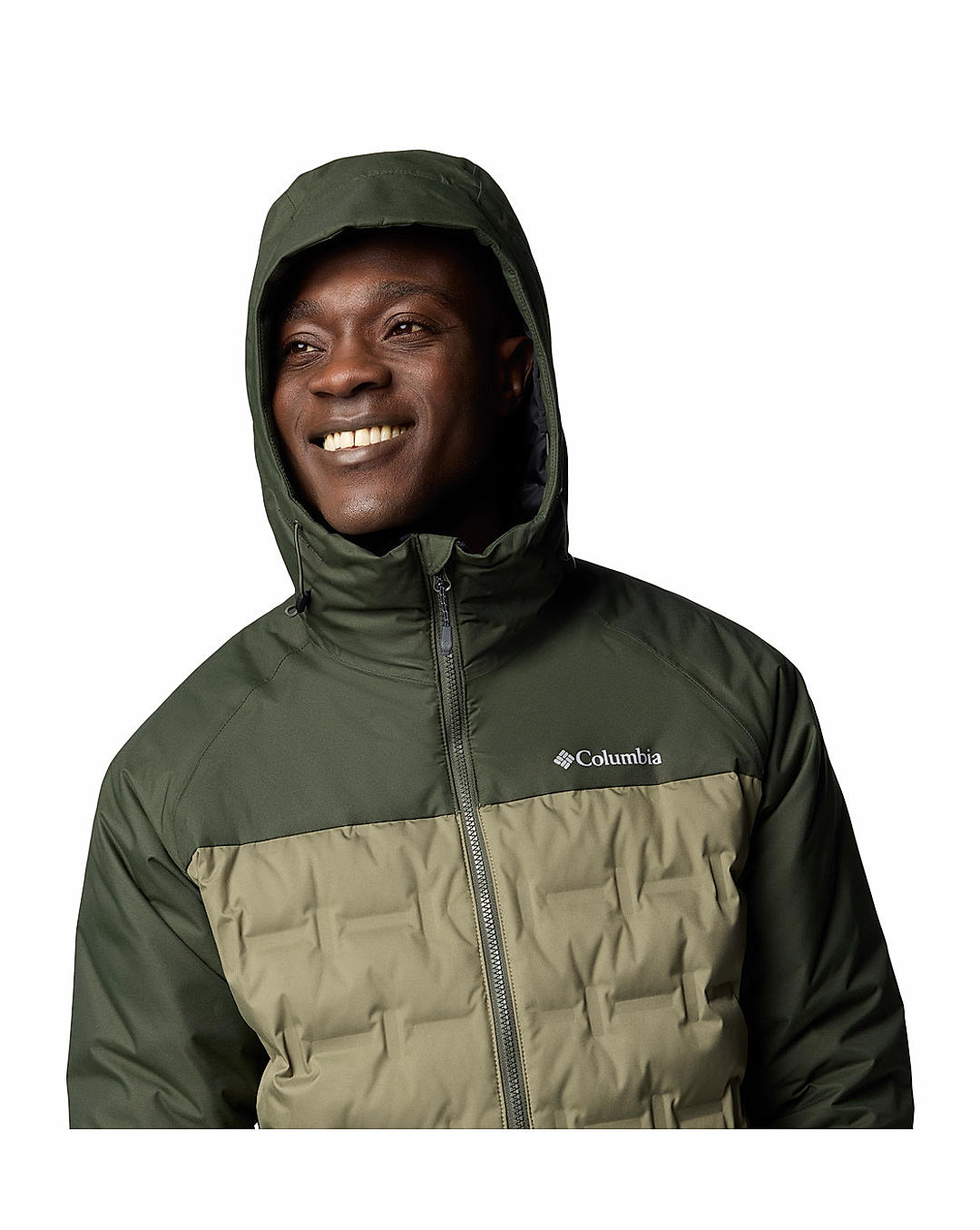 Columbia Mens Green Omni-Heat Infinity Grand Trek III Down Jacket