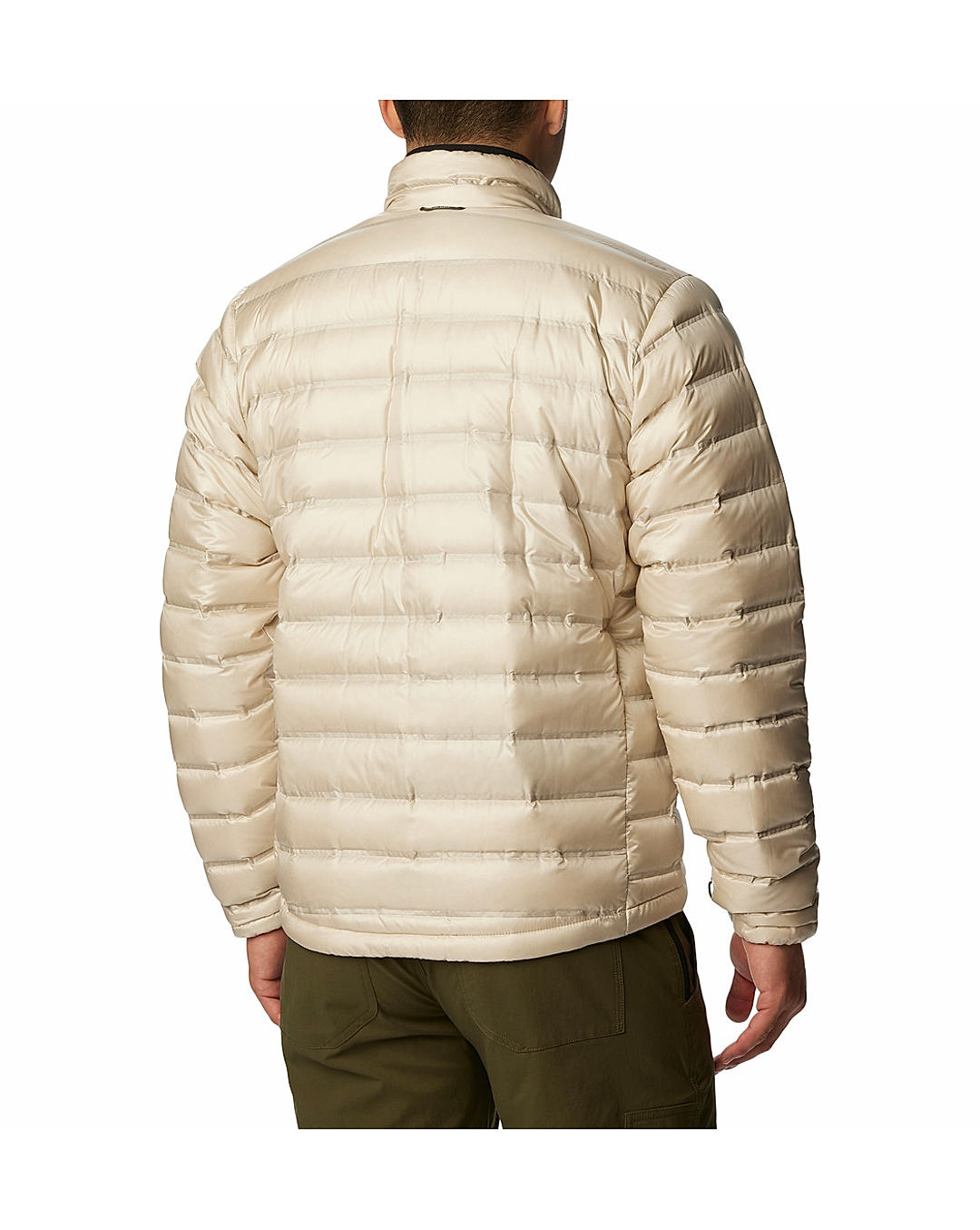 Columbia Mens Beige Omni-Heat Infinity Pebble Peak Down Jacket