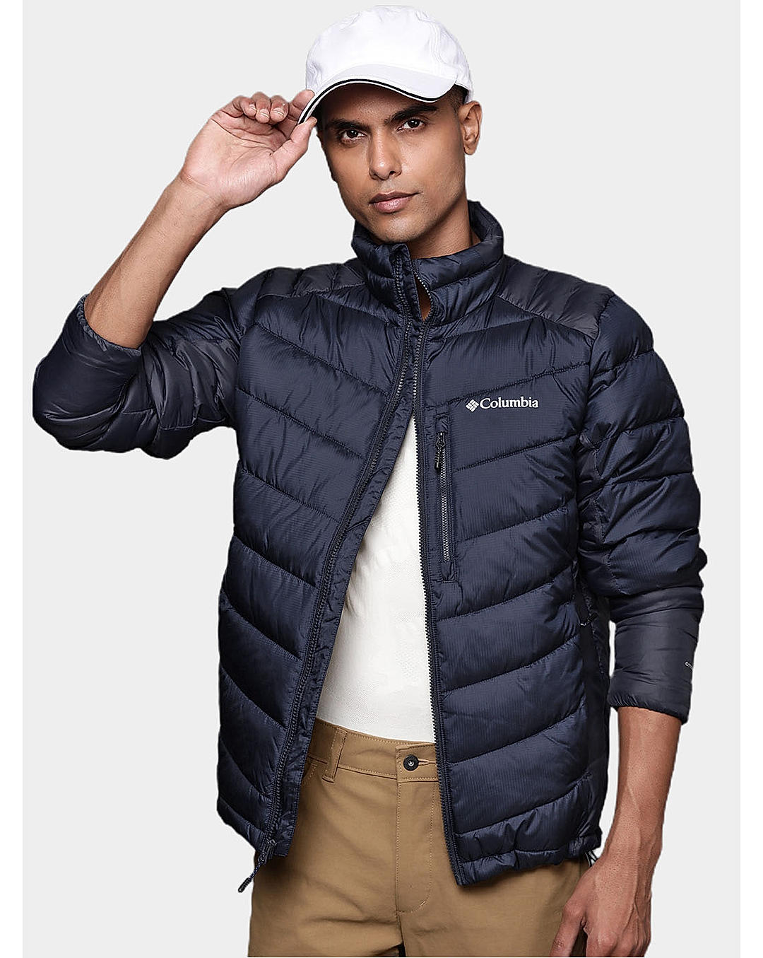 Columbia Mens Navy Omni-Heat Infinity Labyrinth Loop Jacket