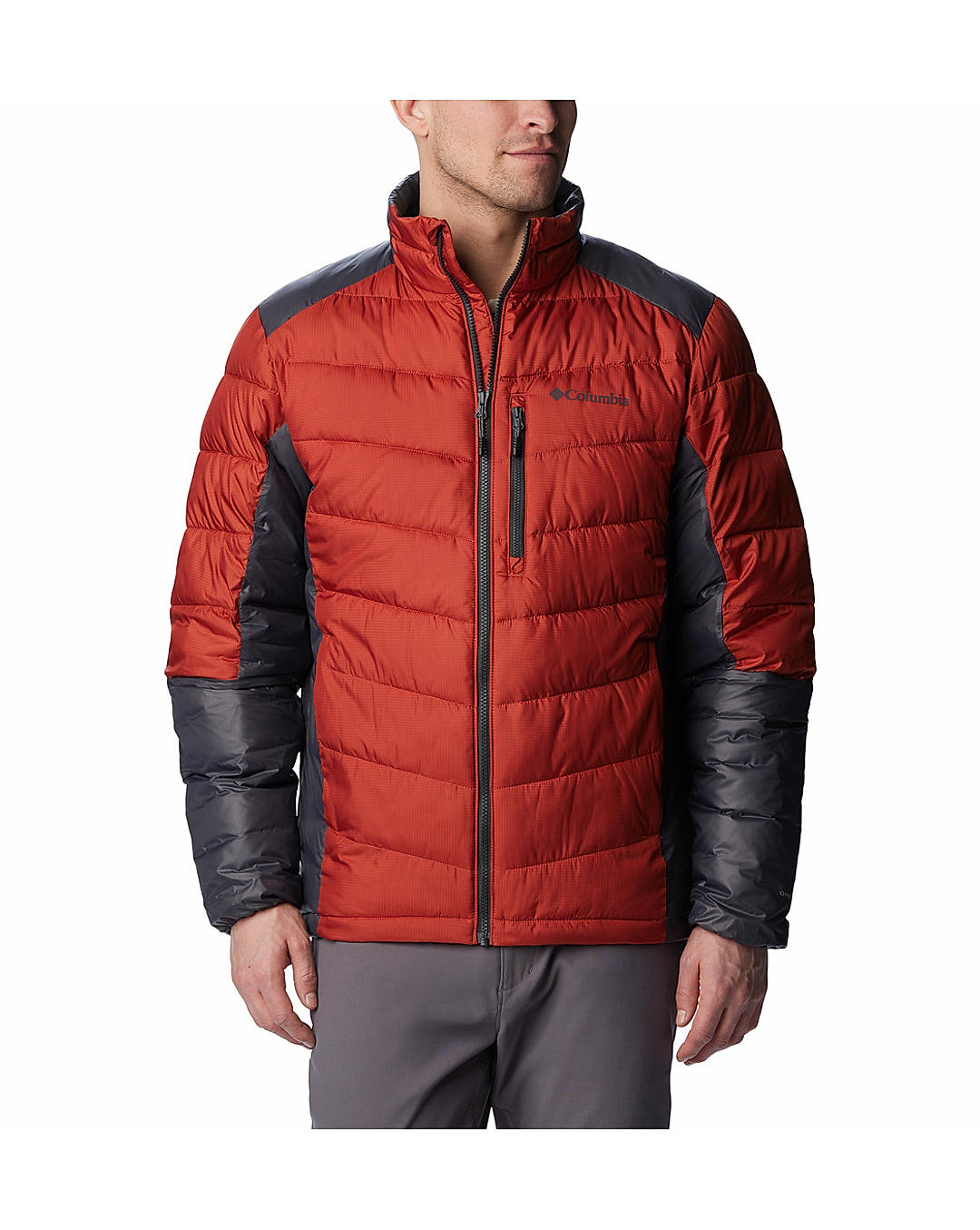 Columbia Mens Orange Omni-Heat Infinity Labyrinth Loop Jacket