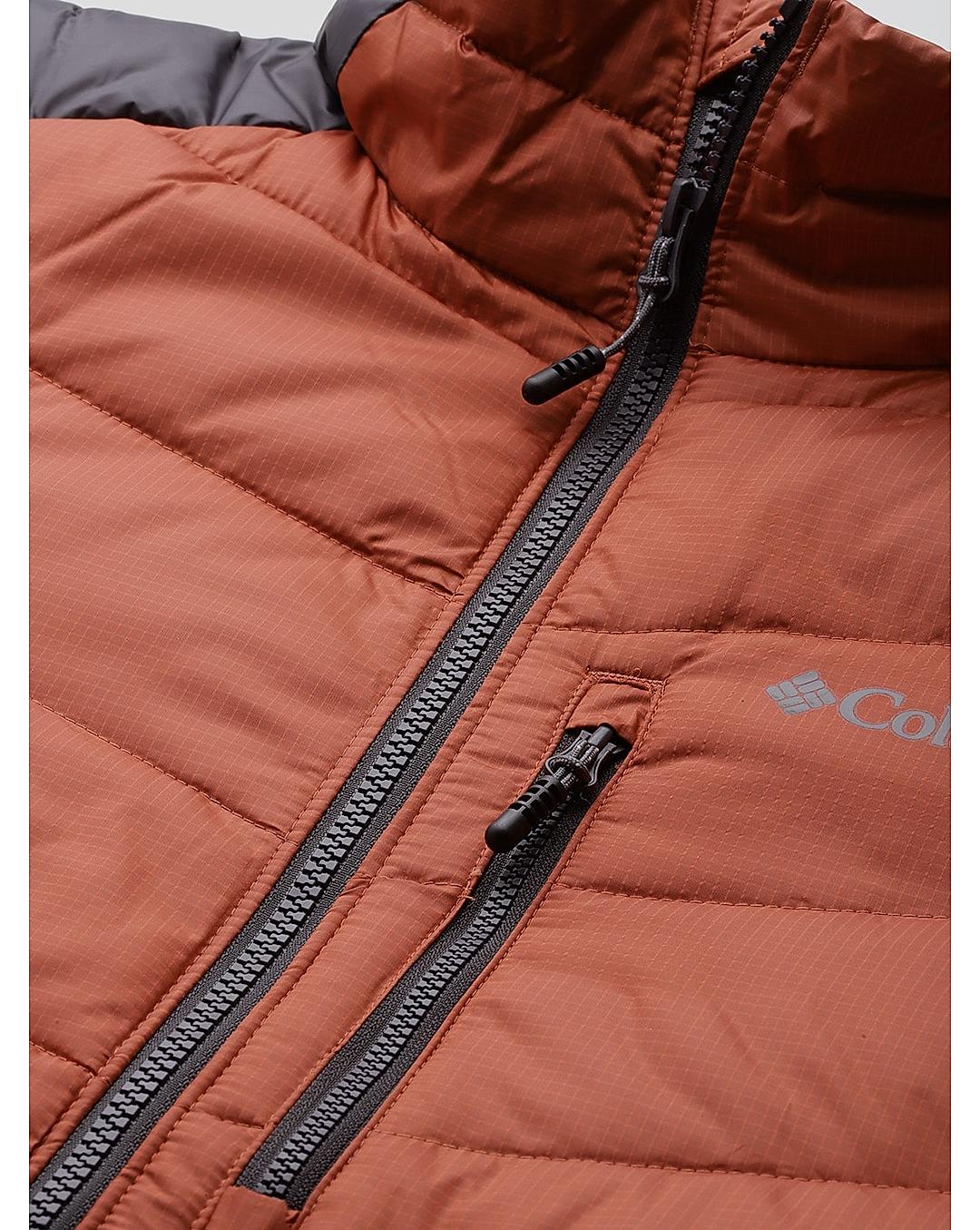 Columbia Mens Orange Omni-Heat Infinity Labyrinth Loop Jacket