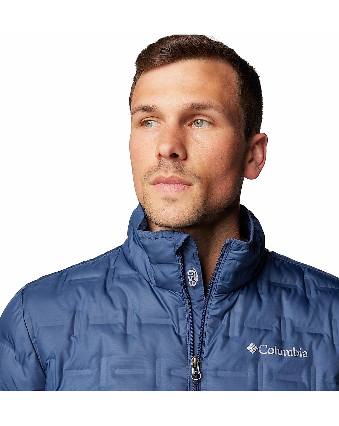 Columbia Mens Blue Omni-Heat Reflective Delta Ridge II Down Jacket