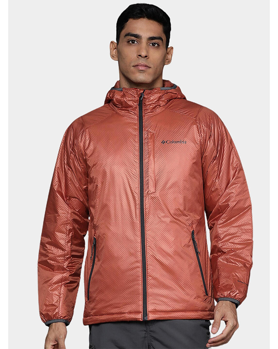 Columbia Mens Orange Omni-Heat Infinity Arch Rock Double Wall Elite Jacket
