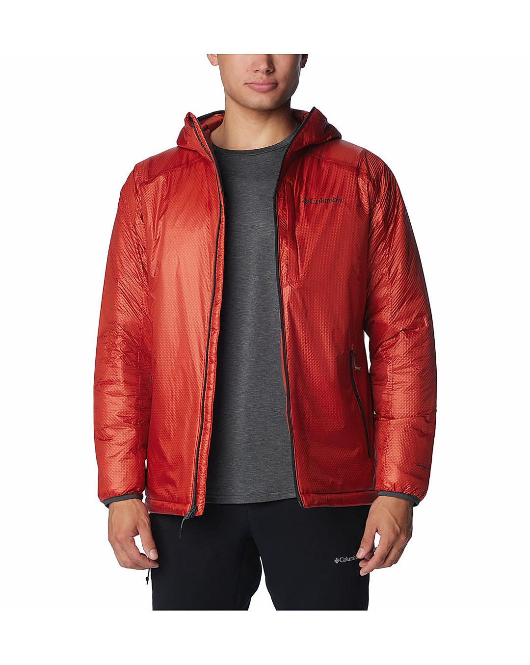 Columbia Mens Orange Omni-Heat Infinity Arch Rock Double Wall Elite Jacket