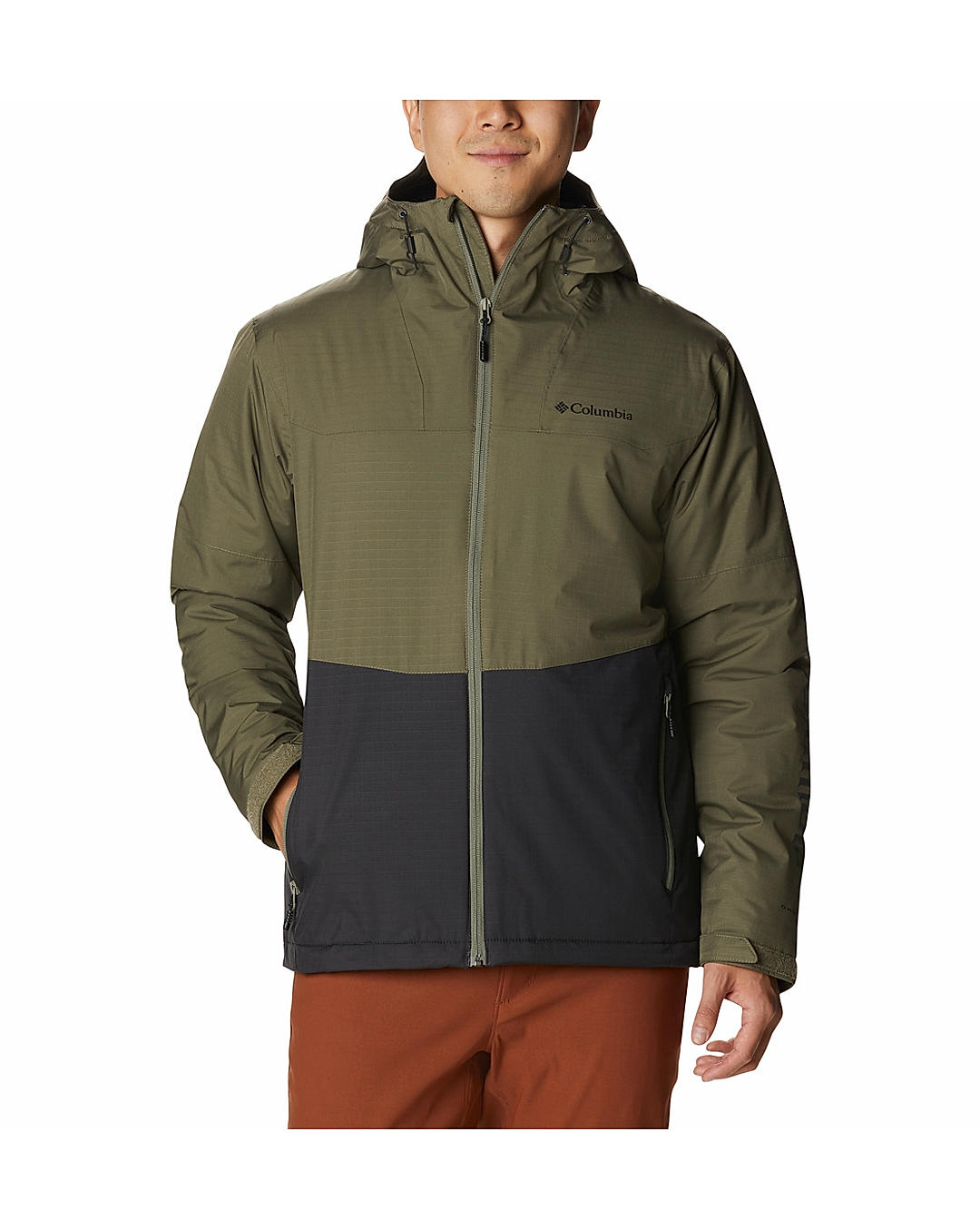 Columbia Mens Green Omni-Heat Reflective Point Park Insulated Jacket