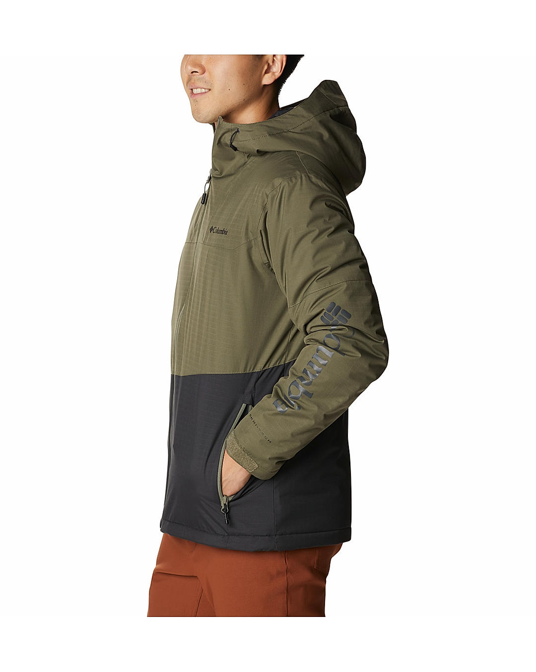 Columbia Mens Green Omni-Heat Reflective Point Park Insulated Jacket