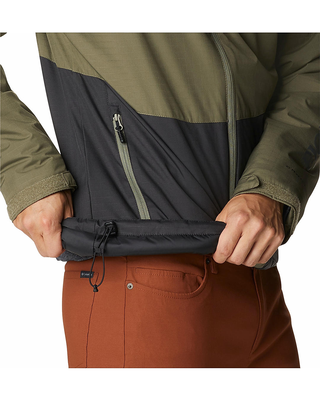 Columbia Mens Green Omni-Heat Reflective Point Park Insulated Jacket