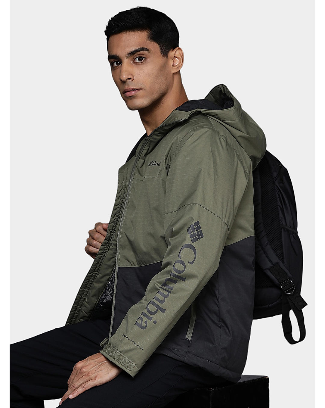 Columbia Mens Green Omni-Heat Reflective Point Park Insulated Jacket