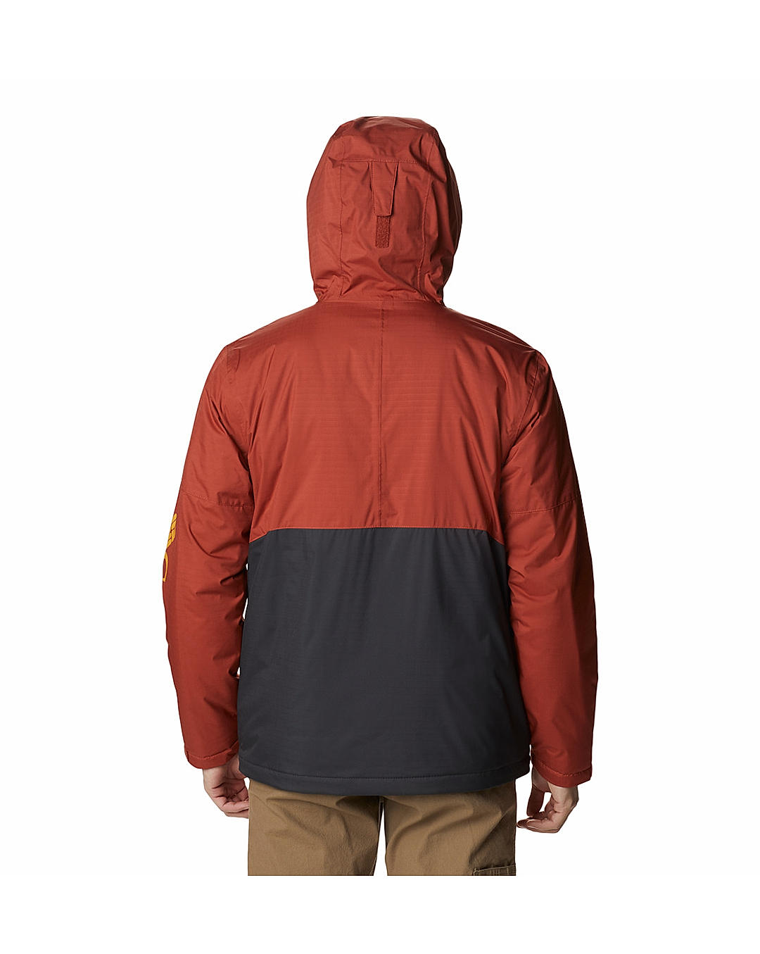 Columbia Mens Orange Omni-Heat Reflective Point Park Insulated Jacket