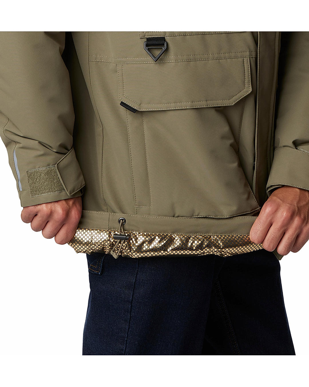 Columbia Mens Green Omni-Heat Infinity Landroamer Parka Jacket