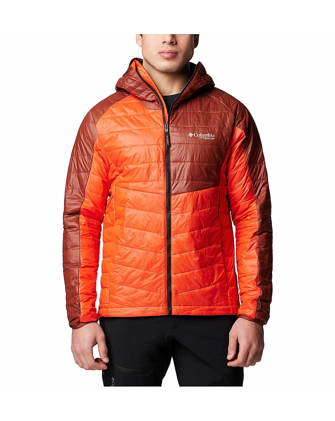 Columbia Mens Orange Omni-Heat Infinity Platinum Peak II Jacket