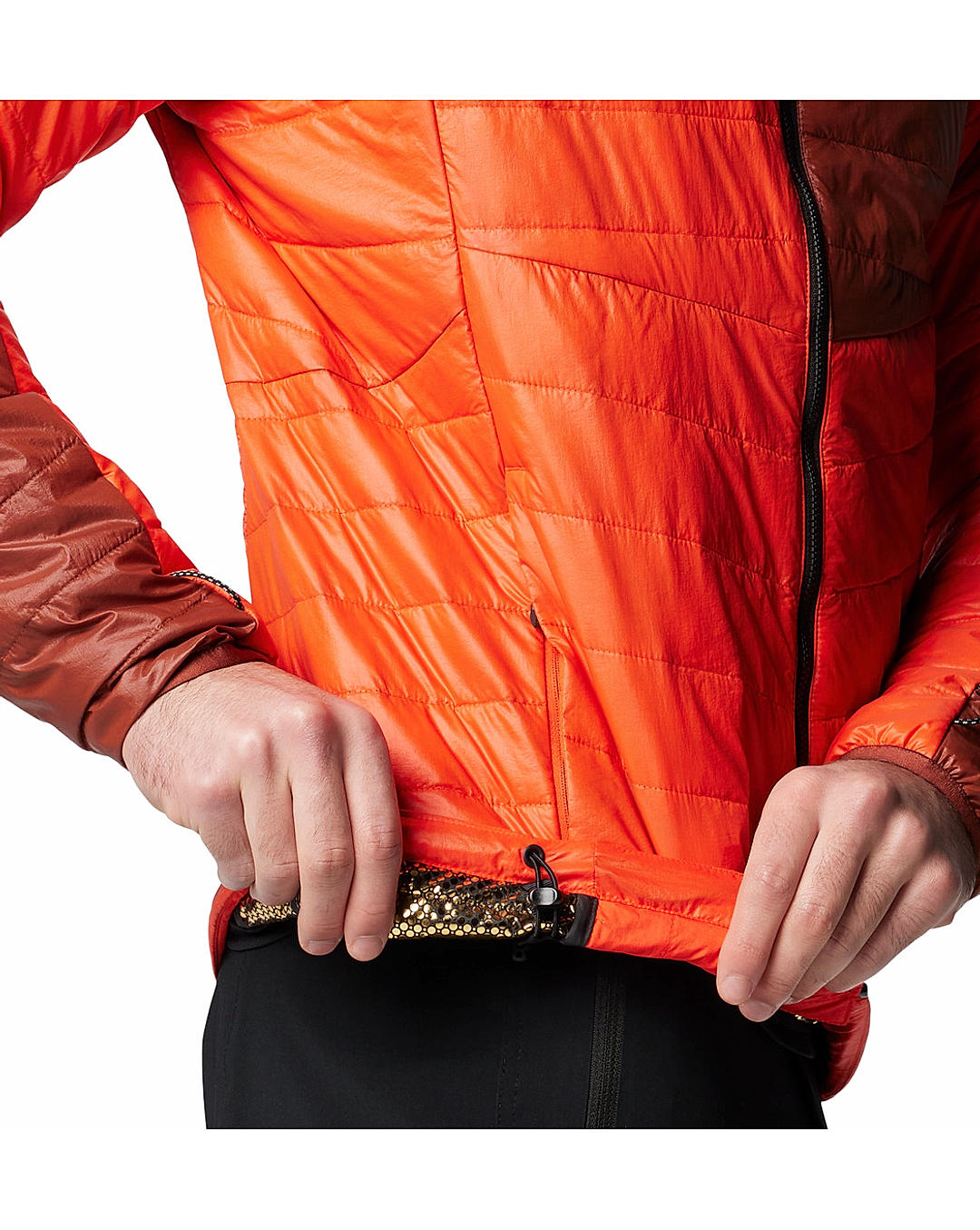 Columbia Mens Orange Omni-Heat Infinity Platinum Peak II Jacket