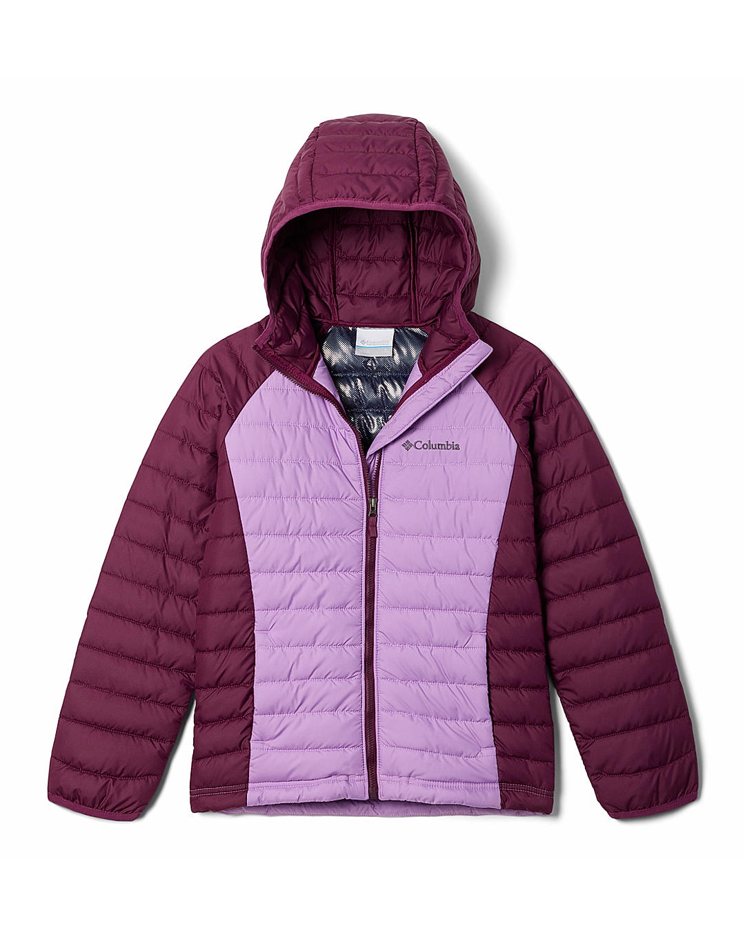 Buy Columbia Youth Girls Purple Powder Lite Girls Hooded Jacket Online at Adventuras 517661