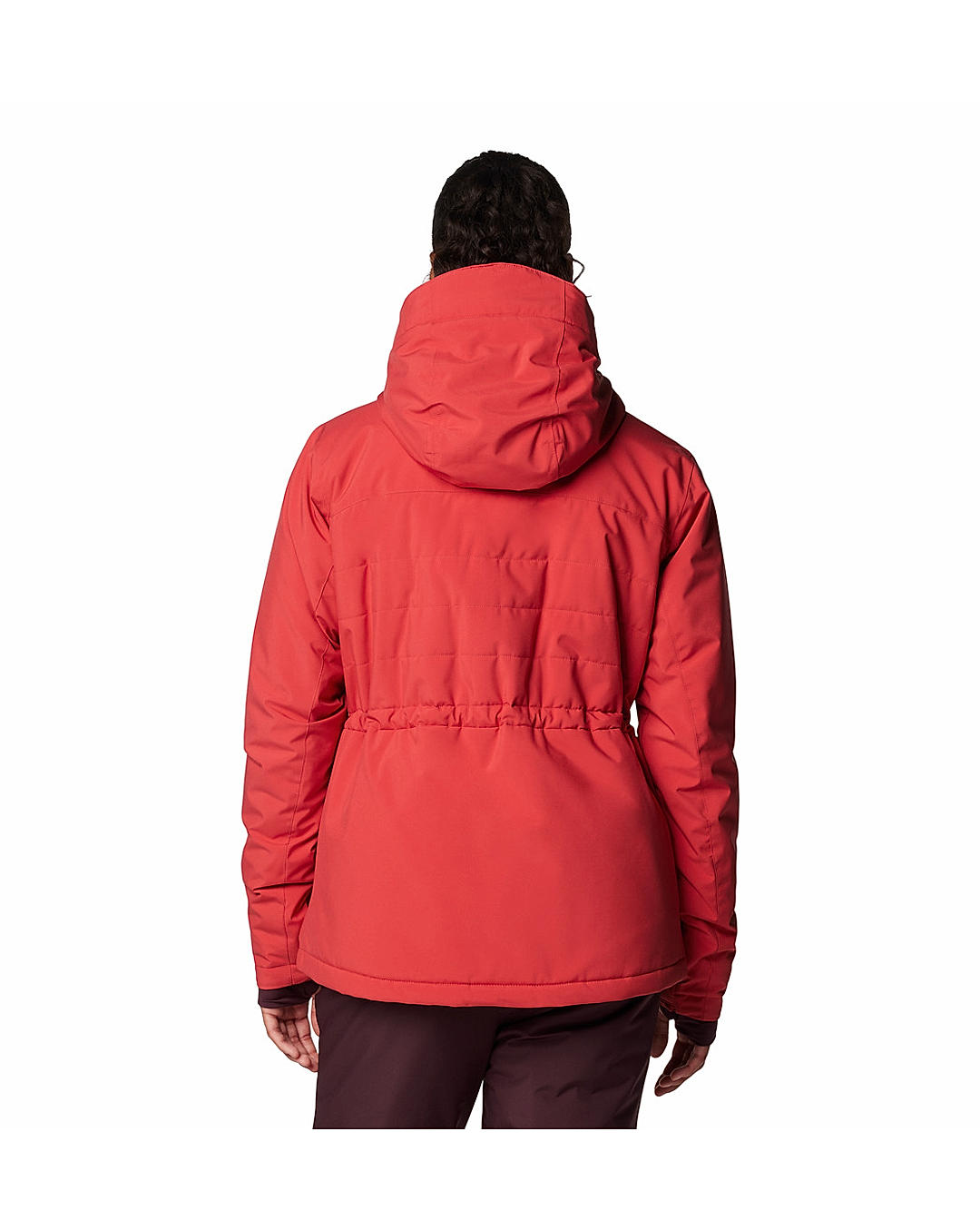 Columbia Womens Red Omni-Heat Reflective Powdered Peak Insulated Jacket
