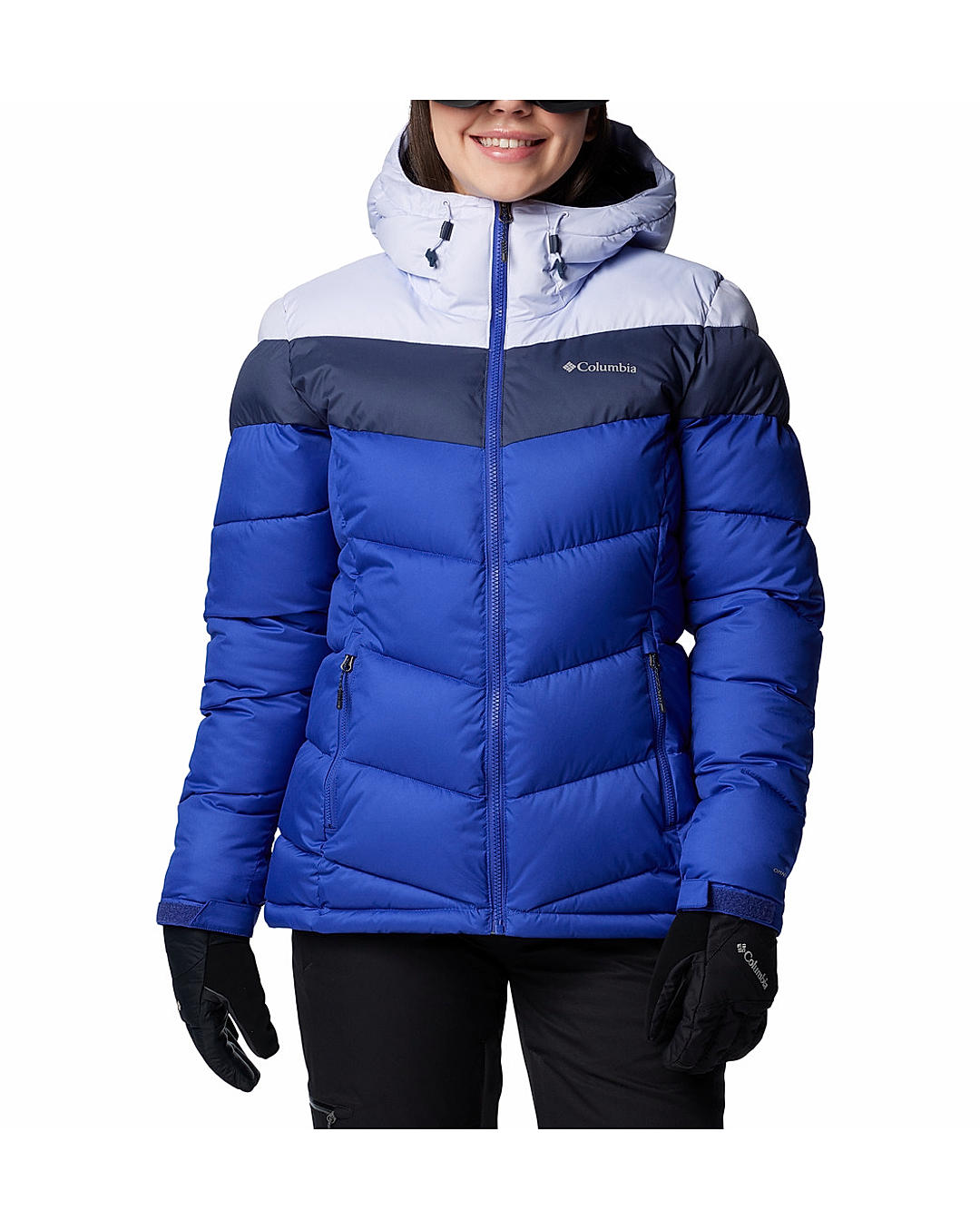 Buy Columbia Womens Blue Omni Heat Reflective Abbott Peak Ii Insulated Jacket Online at Adventuras 535608
