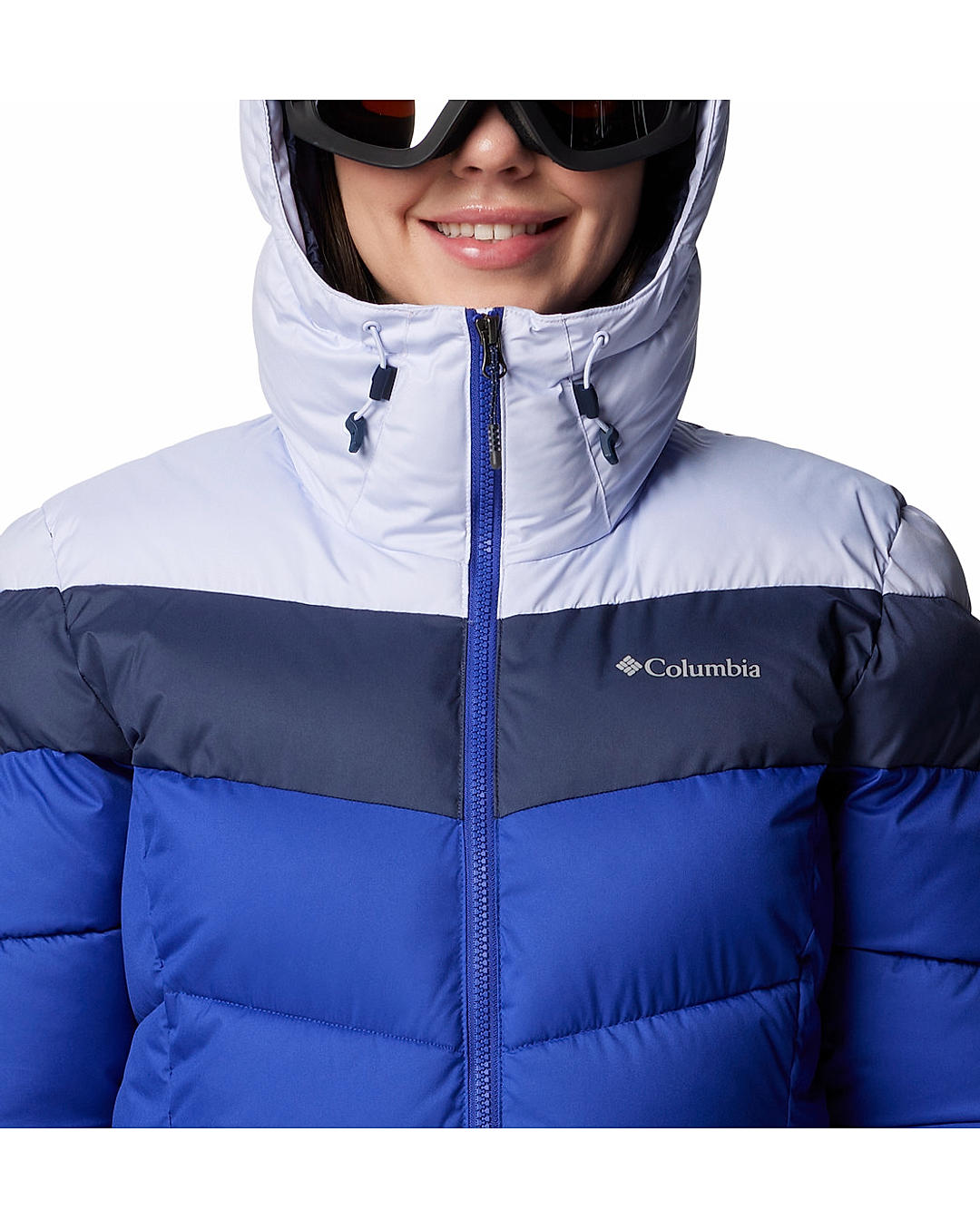 Columbia Womens Blue Omni-Heat Reflective Abbott Peak II Insulated Jacket