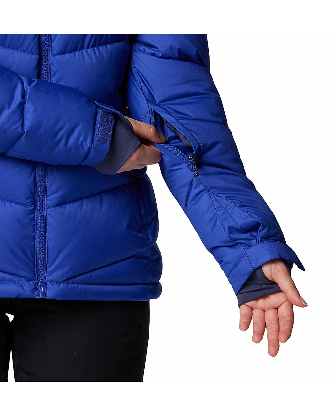 Columbia Womens Blue Omni-Heat Reflective Abbott Peak II Insulated Jacket