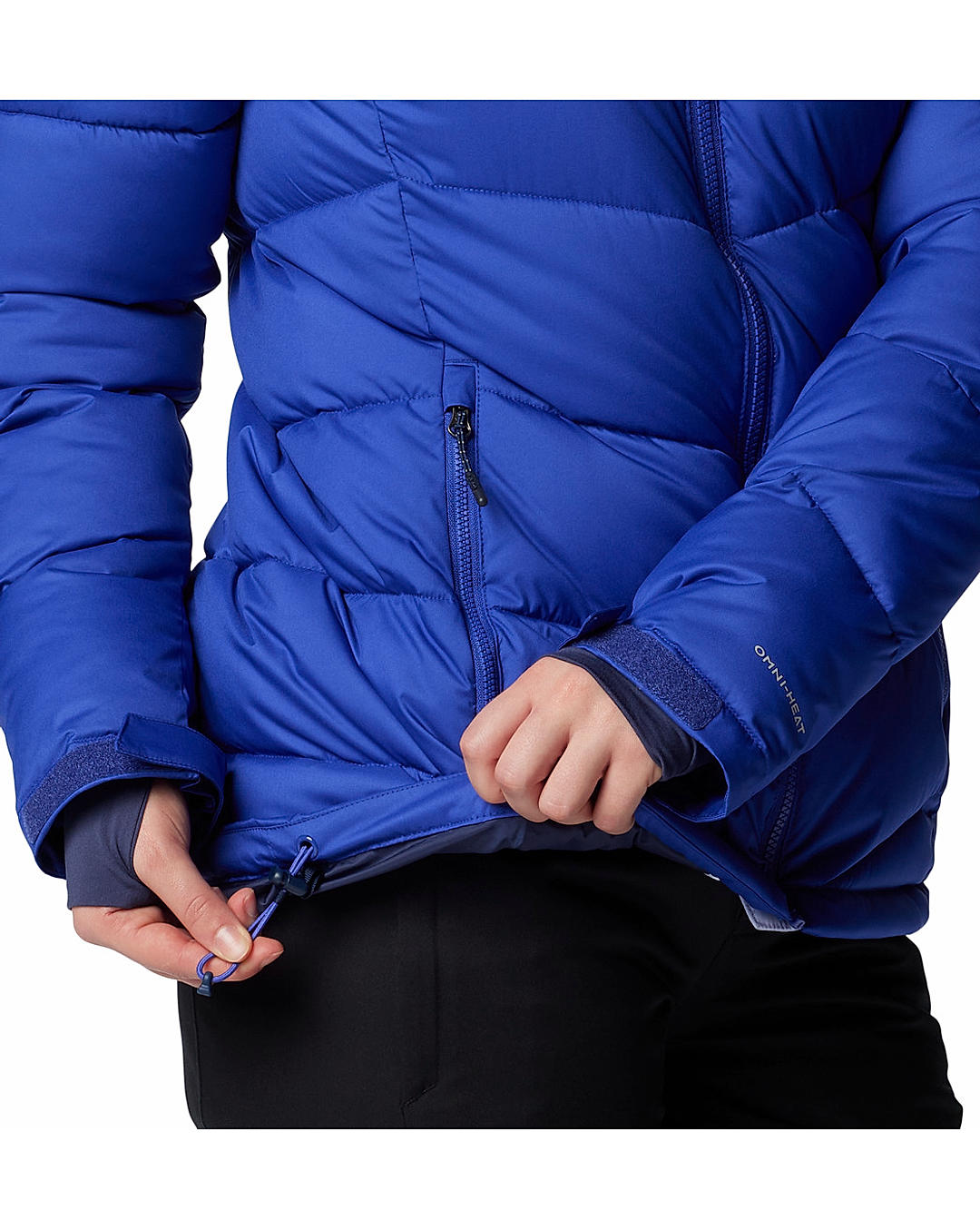 Columbia Womens Blue Omni-Heat Reflective Abbott Peak II Insulated Jacket