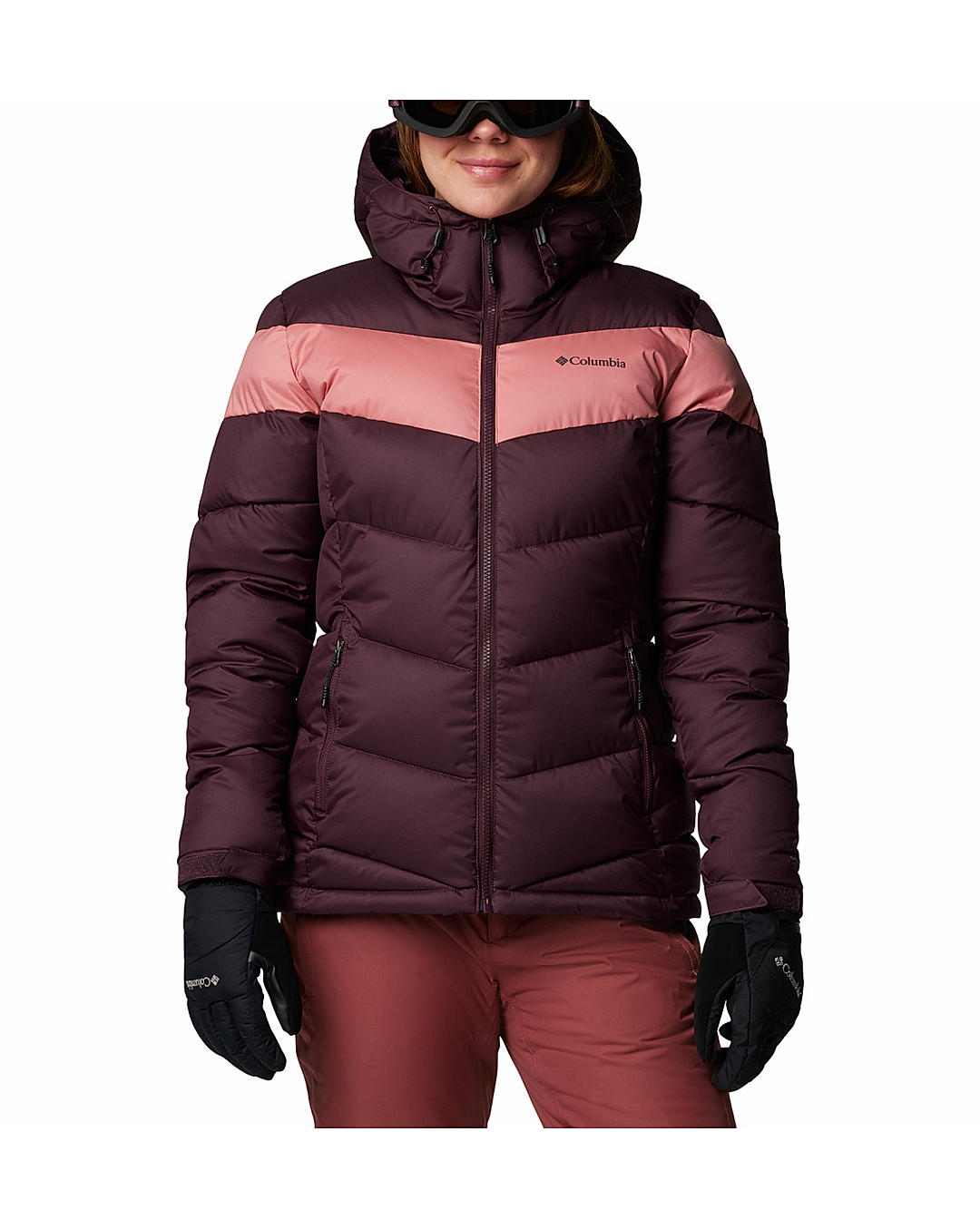 Burgundy columbia jacket shop
