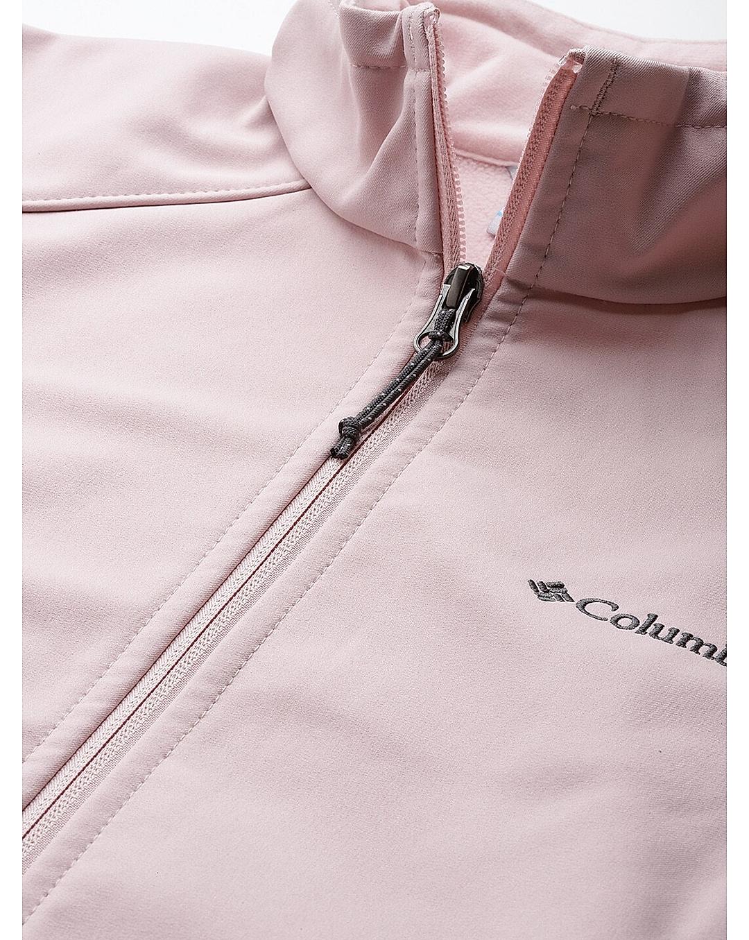 Columbia Womens Pink  Kruser Ridge II Softshell Water and Wind Resistant Jacket