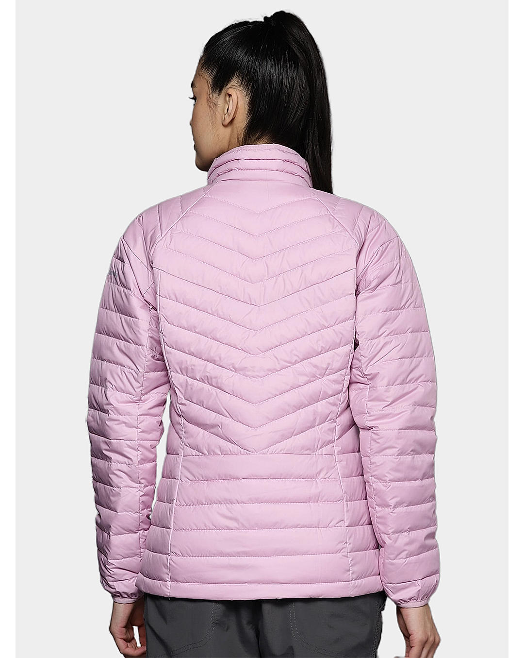 Columbia Womens Purple Omni-Heat Reflective Powder Lite II Full Zip Jacket