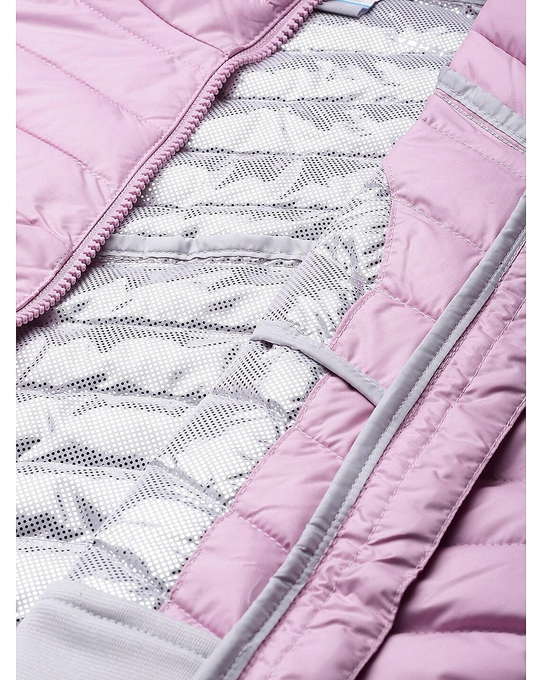 Columbia Womens Purple Omni-Heat Reflective Powder Lite II Full Zip Jacket