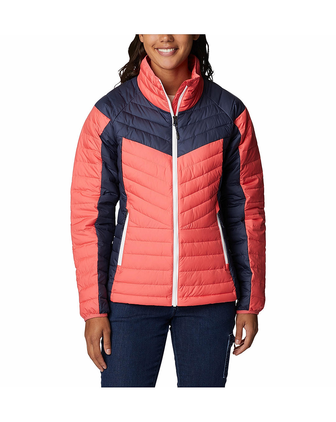 Buy Columbia Red Powder Lite II Full Zip Jacket For women Online at Adventuras 489125