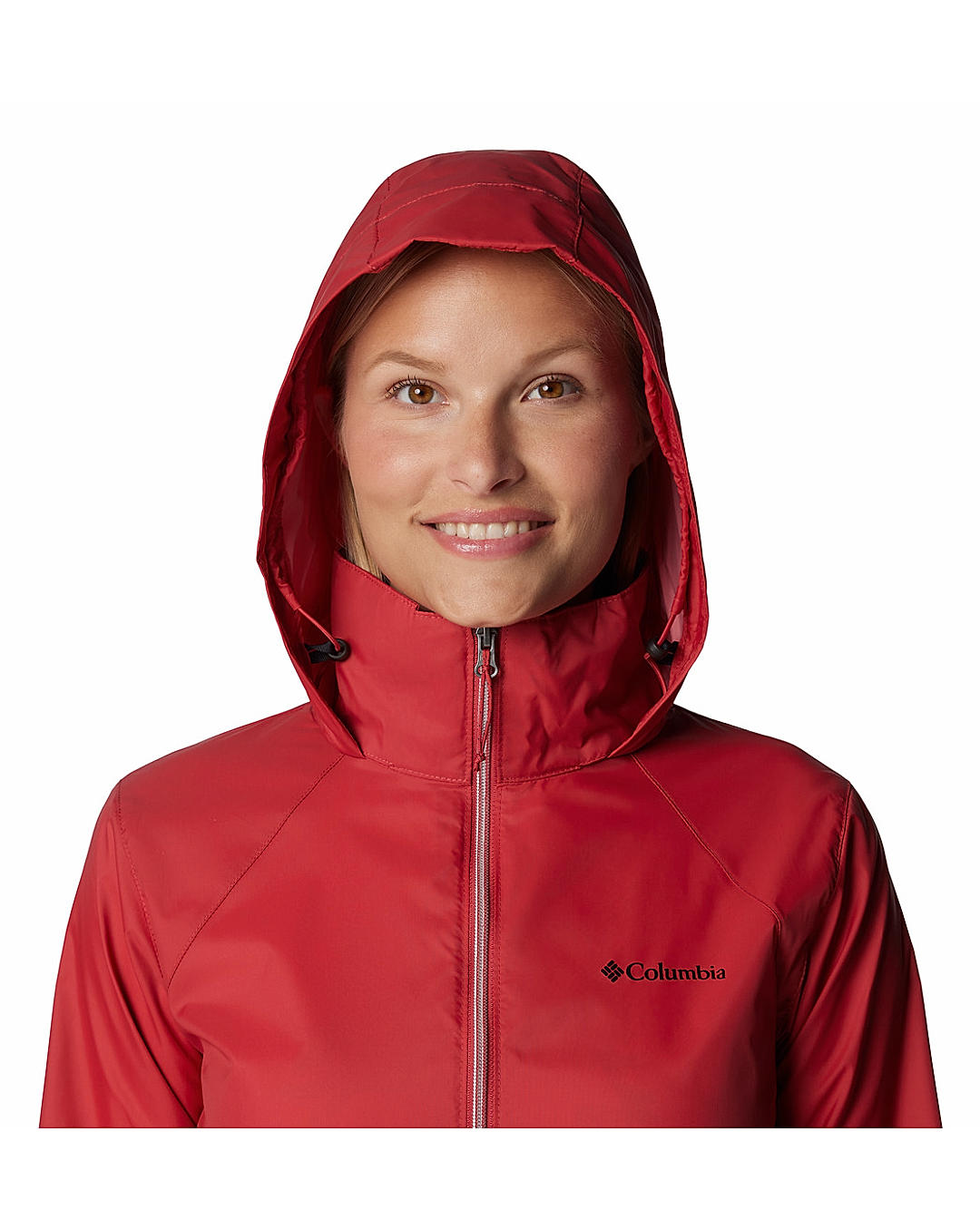 Columbia Womens Red Omni-Shield Switchback IV Water Repellent Jacket